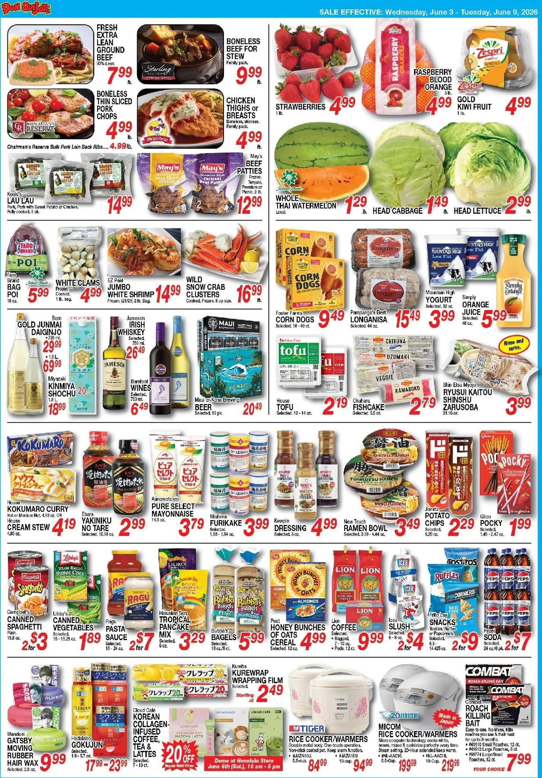 Weekly ad Current Don Quijote leaflet valid from Wednesday 06/03/2026 to Tuesday 06/09/2026 from June 3 to June 9 2026 - Page 2