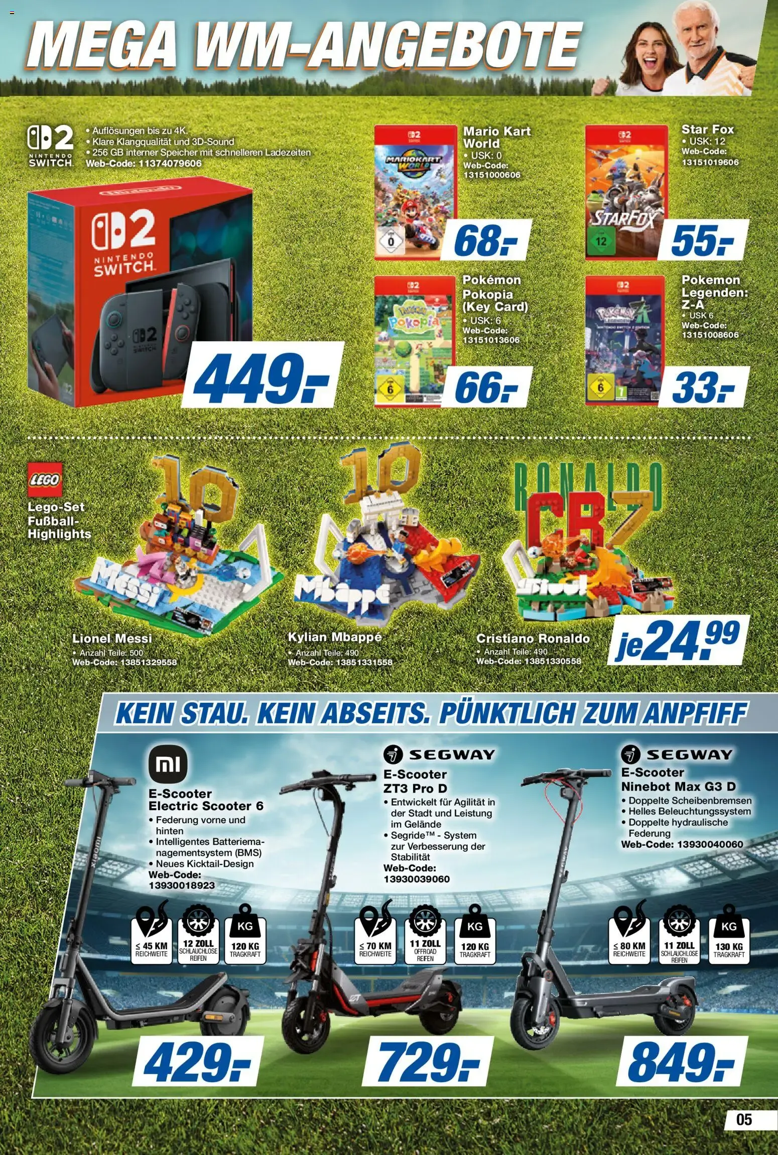 5 VOLL-TREFFER + MEGA WM-ANGEBOTE von 26. Juni bis 2. Juli 2026 - Prospekt seite 5