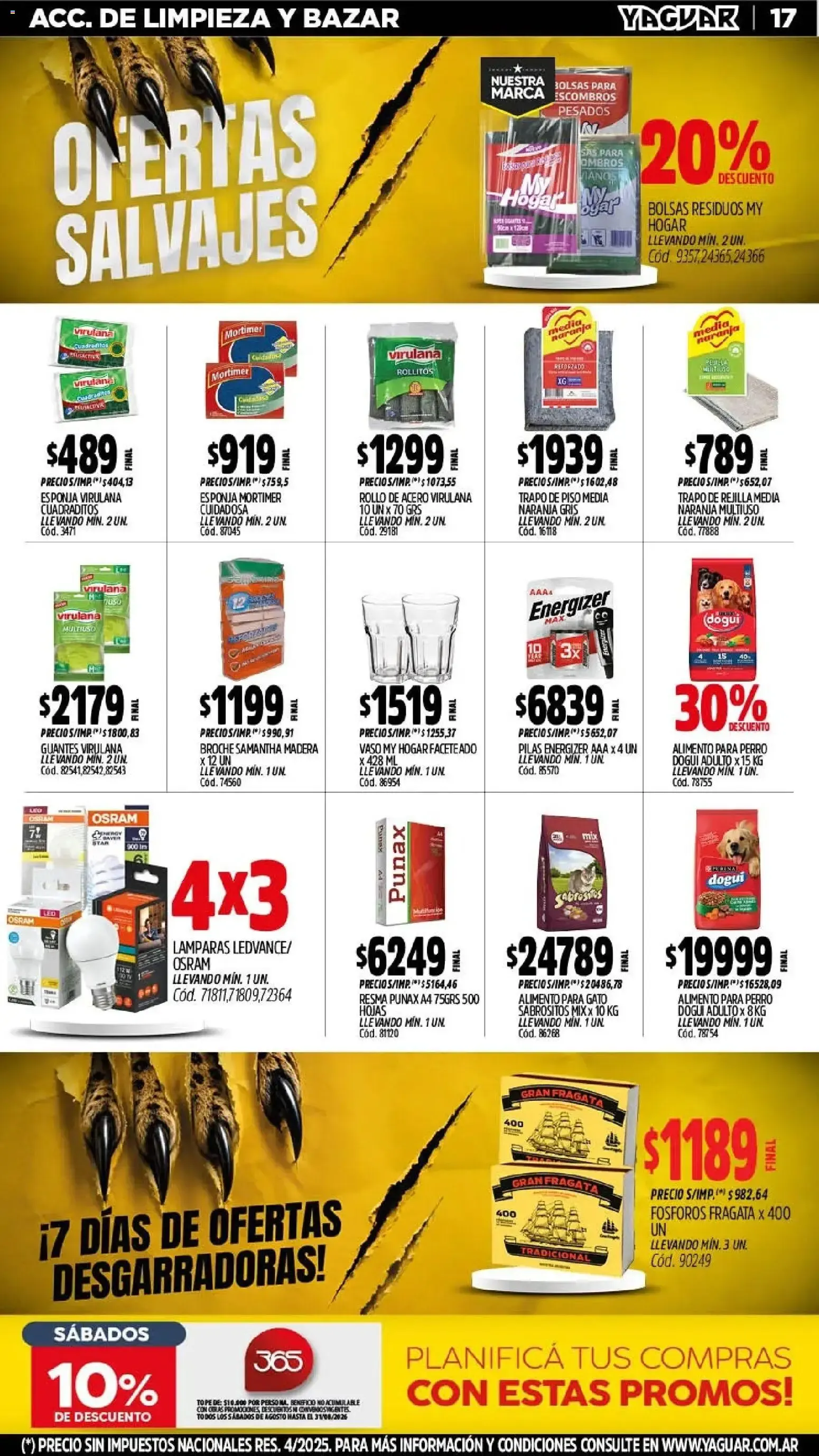 Ofertas de Yaguar: Ofertas Salvajes - Mar del Plata 3 de agosto al 8 de agosto 2026 - Página 17 del catálogo