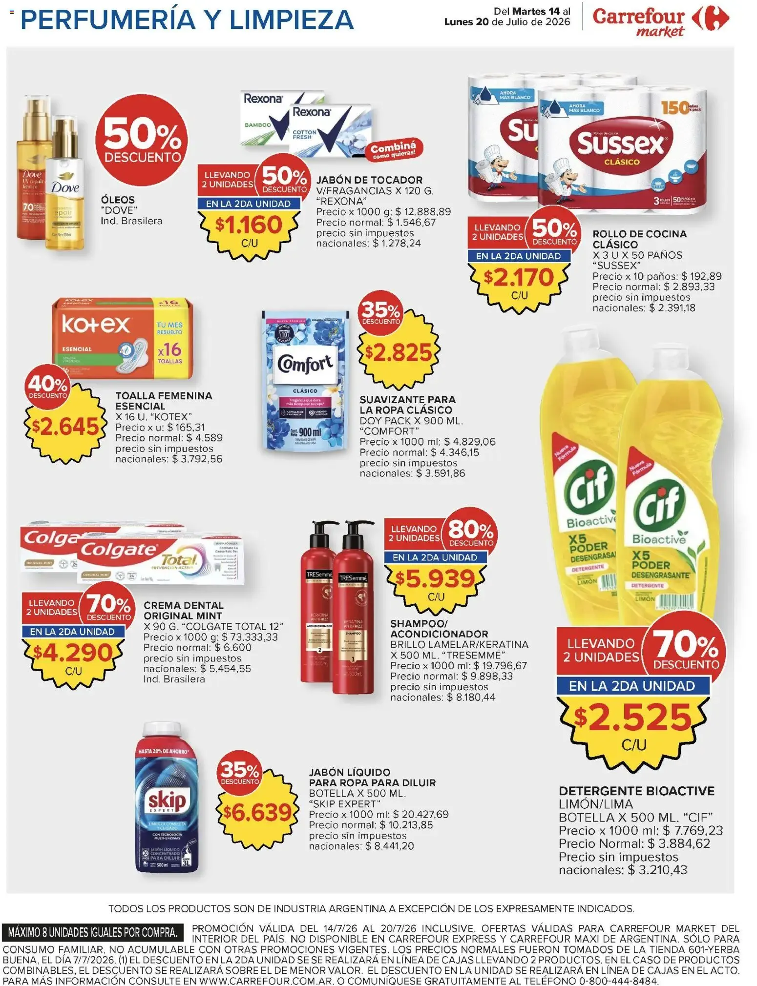 Ofertas de Carrefour ofertas || del 14/07/2026 - 20/07/2026 || Promociones 14 de julio al 20 de julio 2026 - Página 46 del catálogo