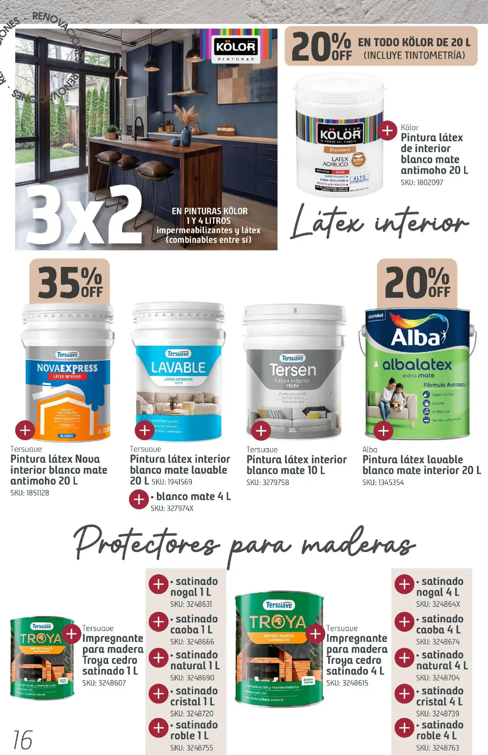 Ofertas de Sodimac: Especial Renovación 4 de agosto al 31 de agosto 2026 - Página 16 del catálogo
