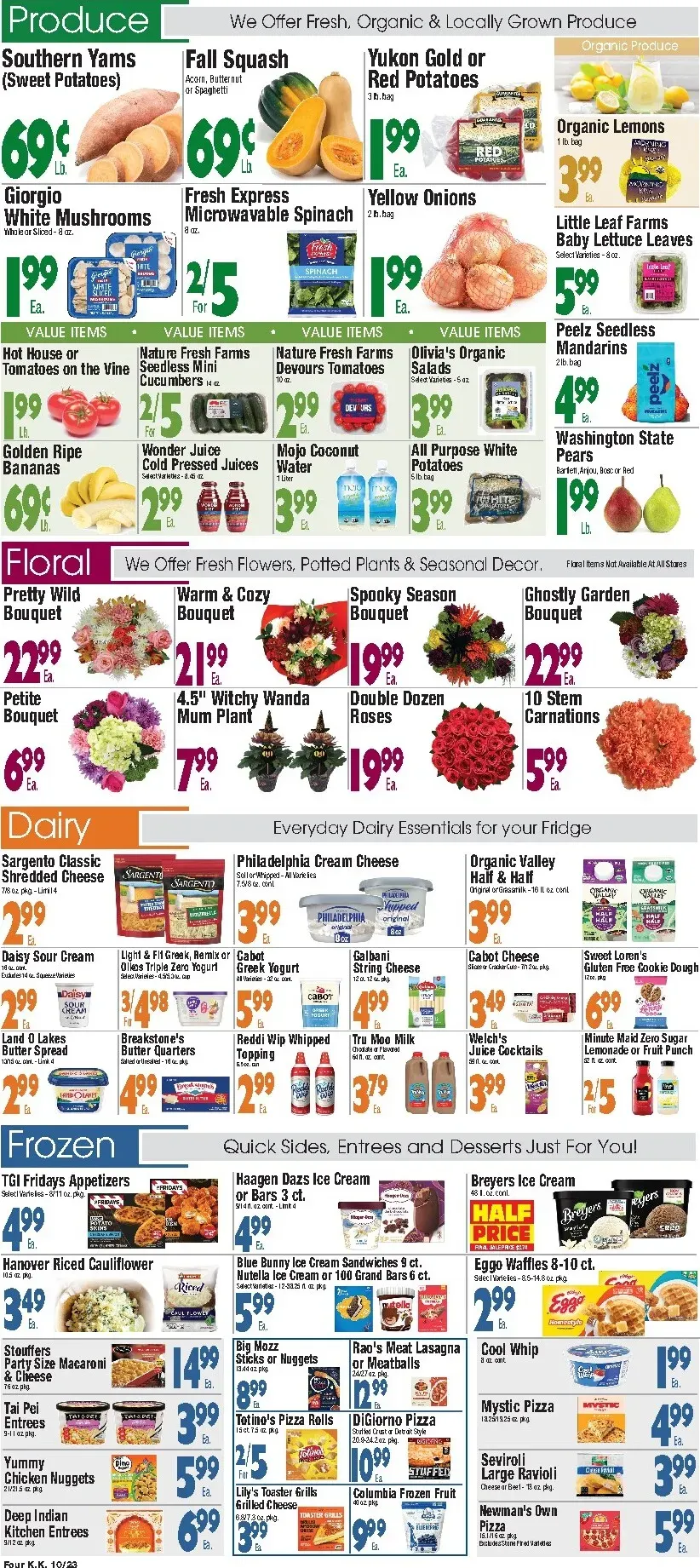 Weekly promotion Current King Kullen leaflet valid from Friday 10/23/2026 to Thursday 10/29/2026 spanning from October 23 to October 29 2026 - Page 4 for Catalogue 365
