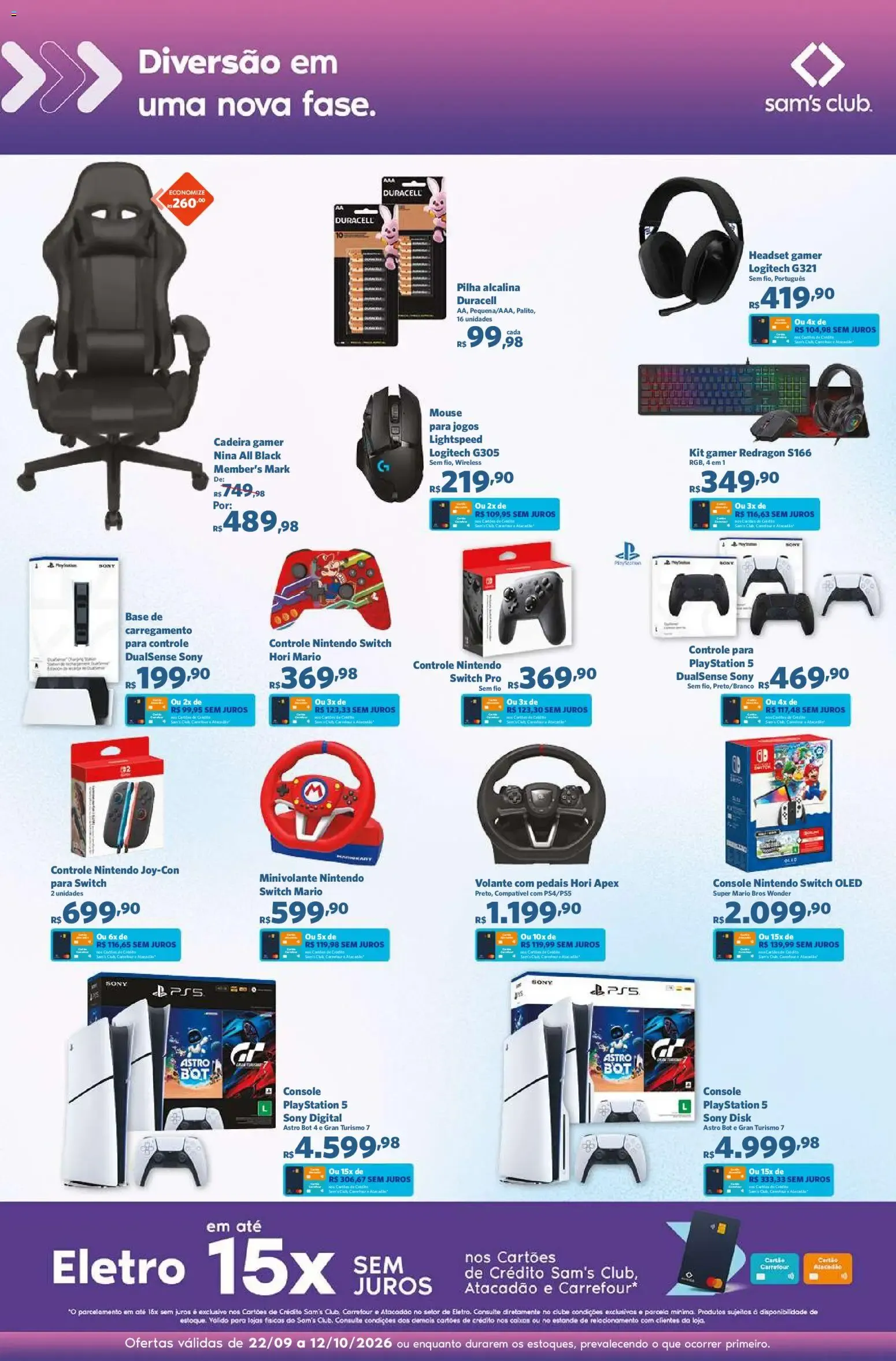 Encarte de Sam's Club ofertas Dia das Crianças de 22/09/2026 | Promoções Online 22 de setembro até 12 de outubro 2026 - Pagina 7