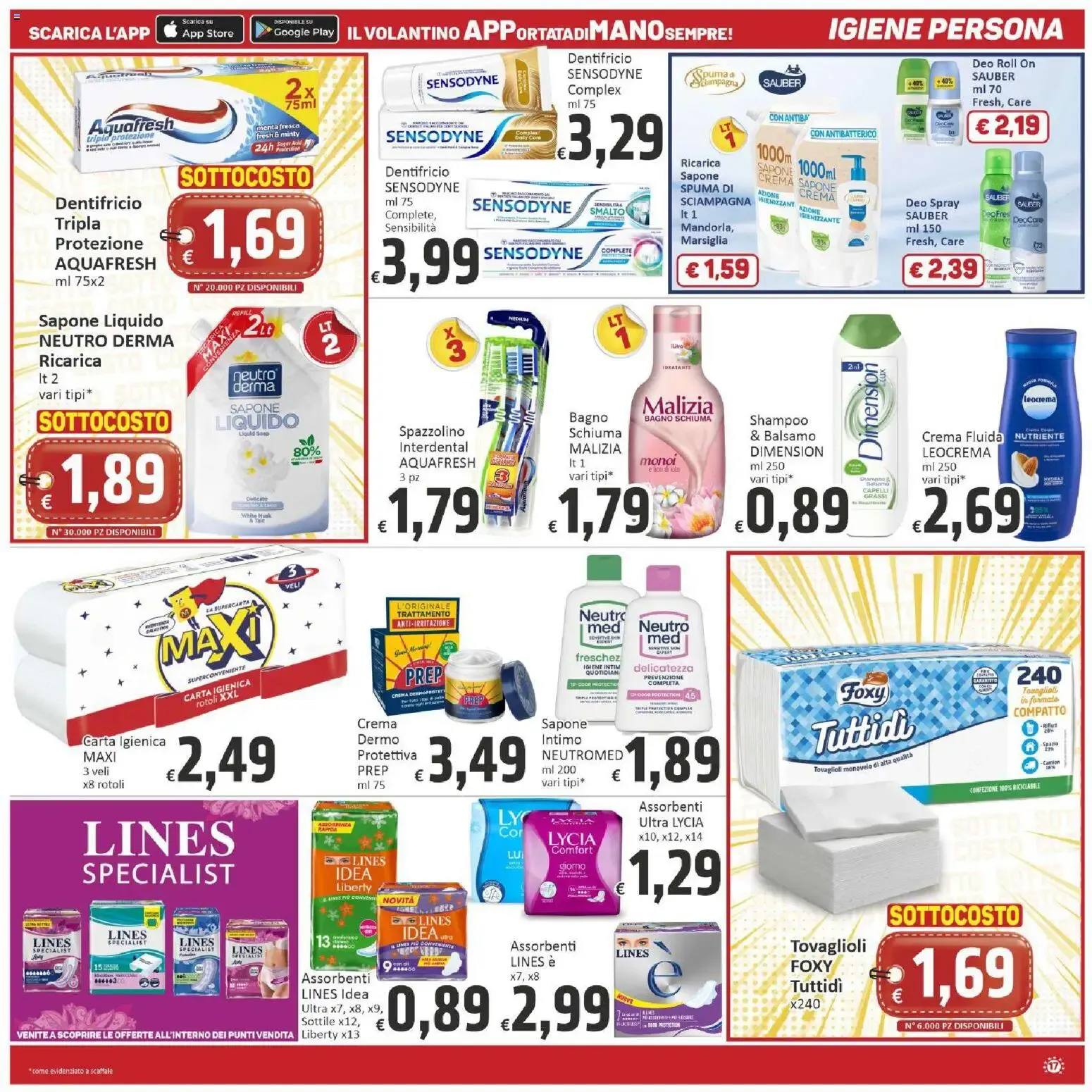 Supermercati Paghi Poco - Sottocosto da 23 ottobre a 2 novembre di 2026 - Pagina del volantino 17