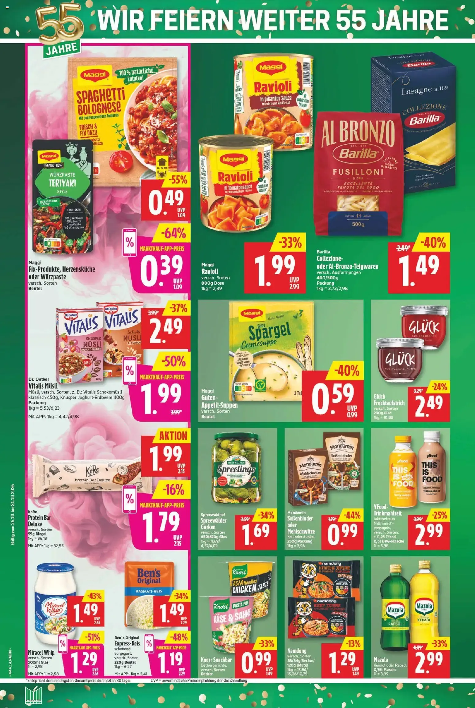 Marktkauf Prospekt (ab 26.10.2026) » Angebote online von 26. Oktober bis 31. Oktober 2026 - Prospekt seite 14