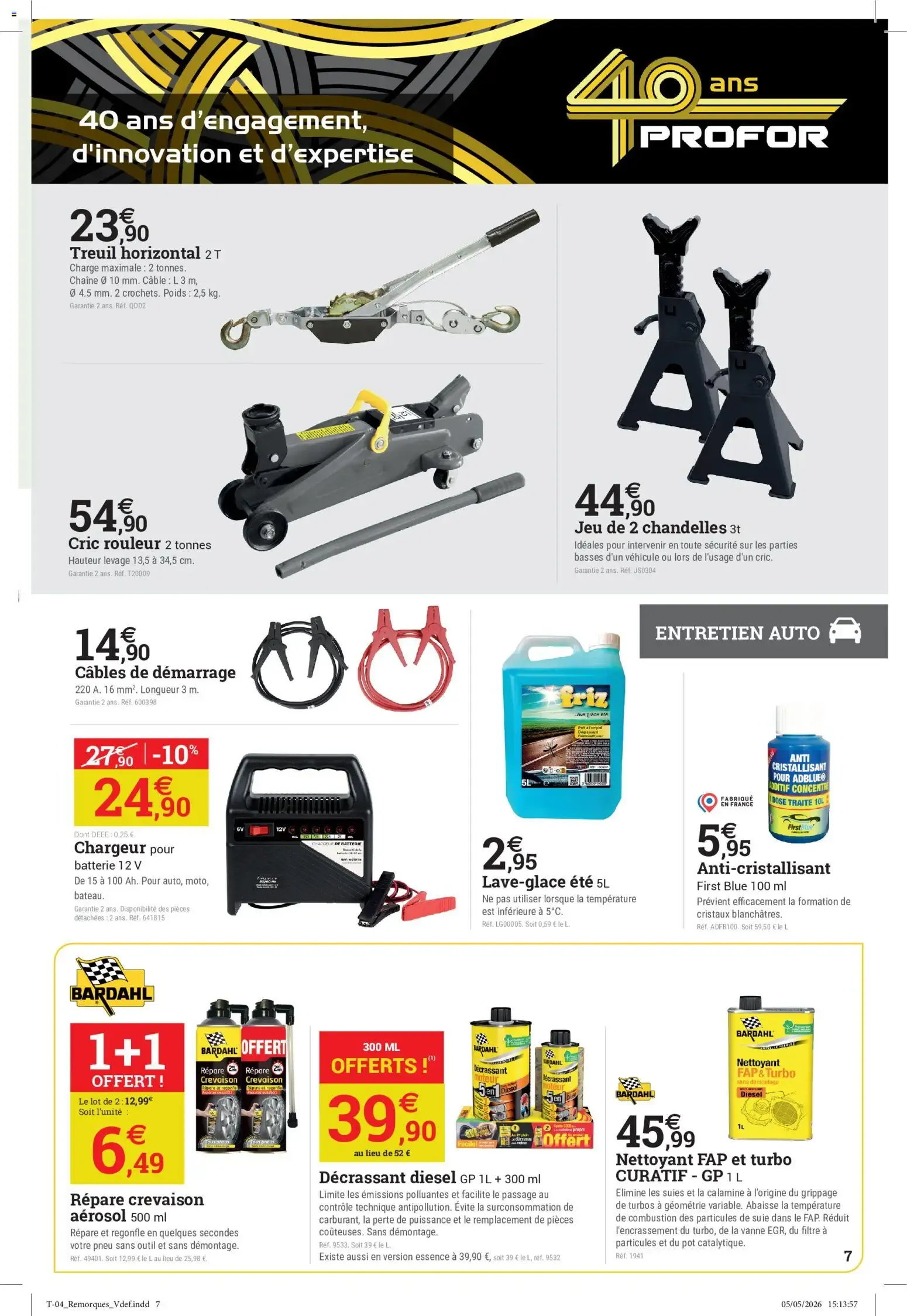 Espace Emeraude Catalogue la quinzaine de la remorque 2026 à partir du 03/06/2026 - promo en ligne du 3 juin au 20 juin 2026 - Catalogue page 7