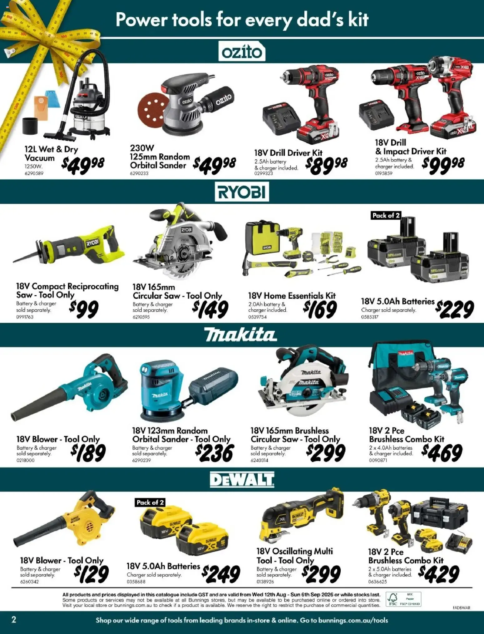 Gifts Built for Dad - Catalogue valid from 12 August to 6 September 2026 - page 2