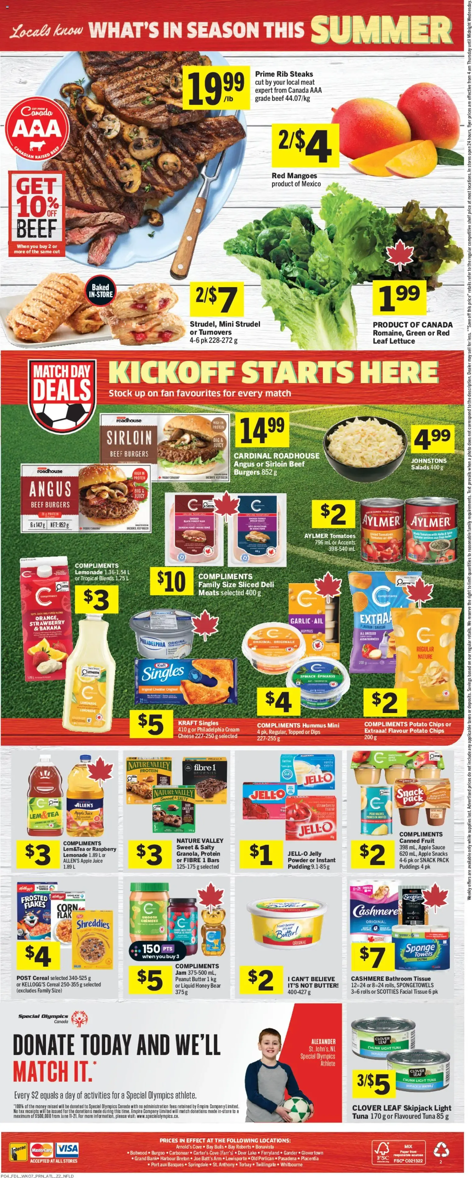 Foodland weekly flyer / circulaire from Jun 11, 2026 > weekly specials & deals from June 11 to June 17 2026 - flyer page 2