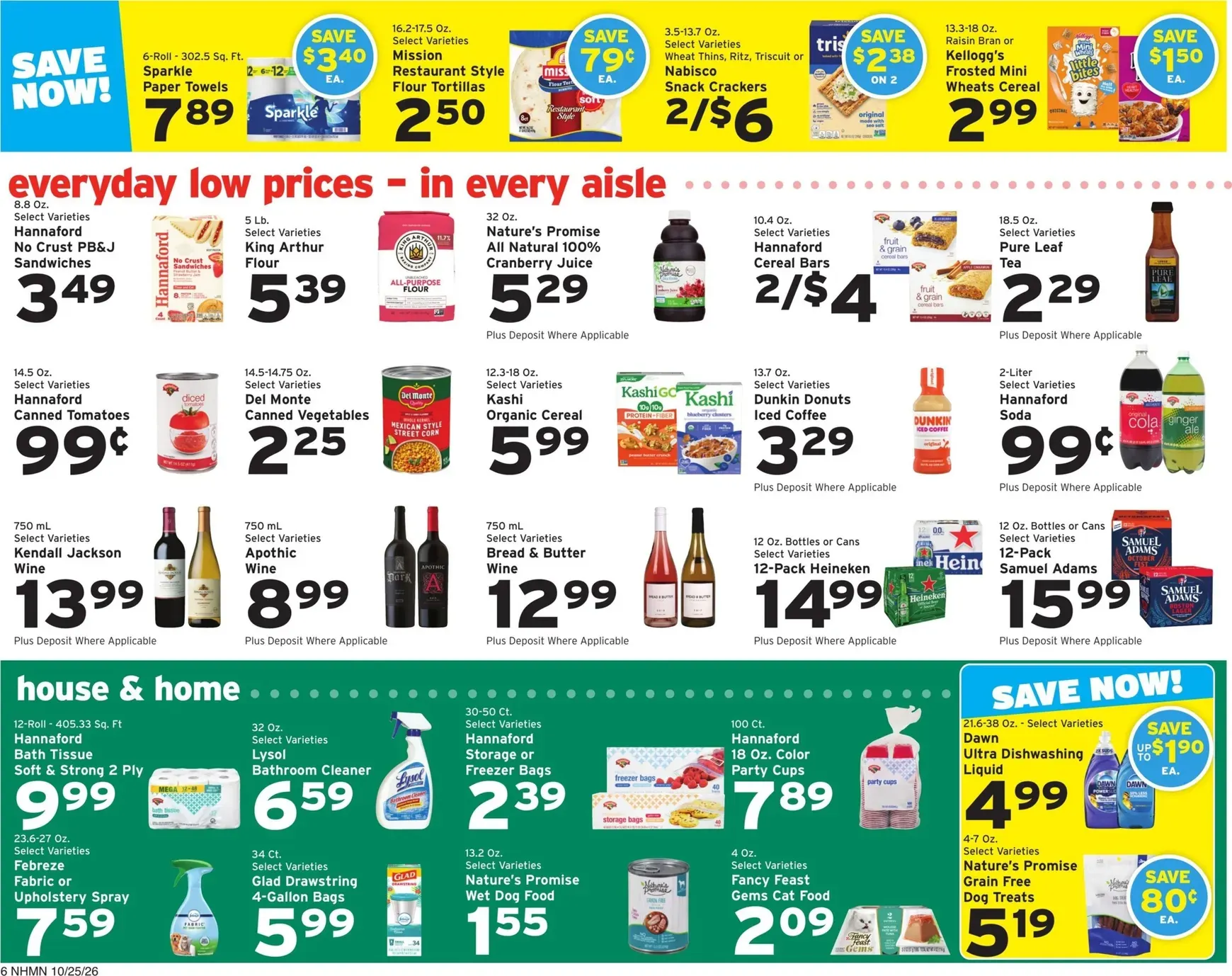 Weekly ad Hannaford Value that adds up. Fall into great prices. from October 25 to October 31 2026 - Page 6