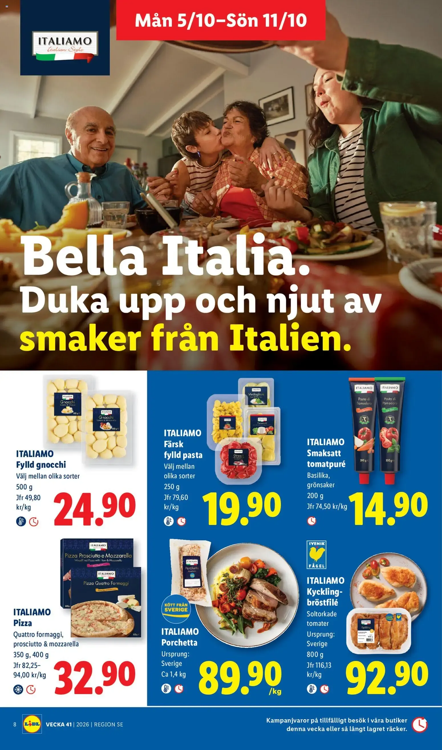 Lidl erbjudanden från 05/10/2026 - 11/10/2026 > Reklamblad nuvarande rabatter från 5 oktober till 11 oktober 2026 - Reklamblad sidor 9