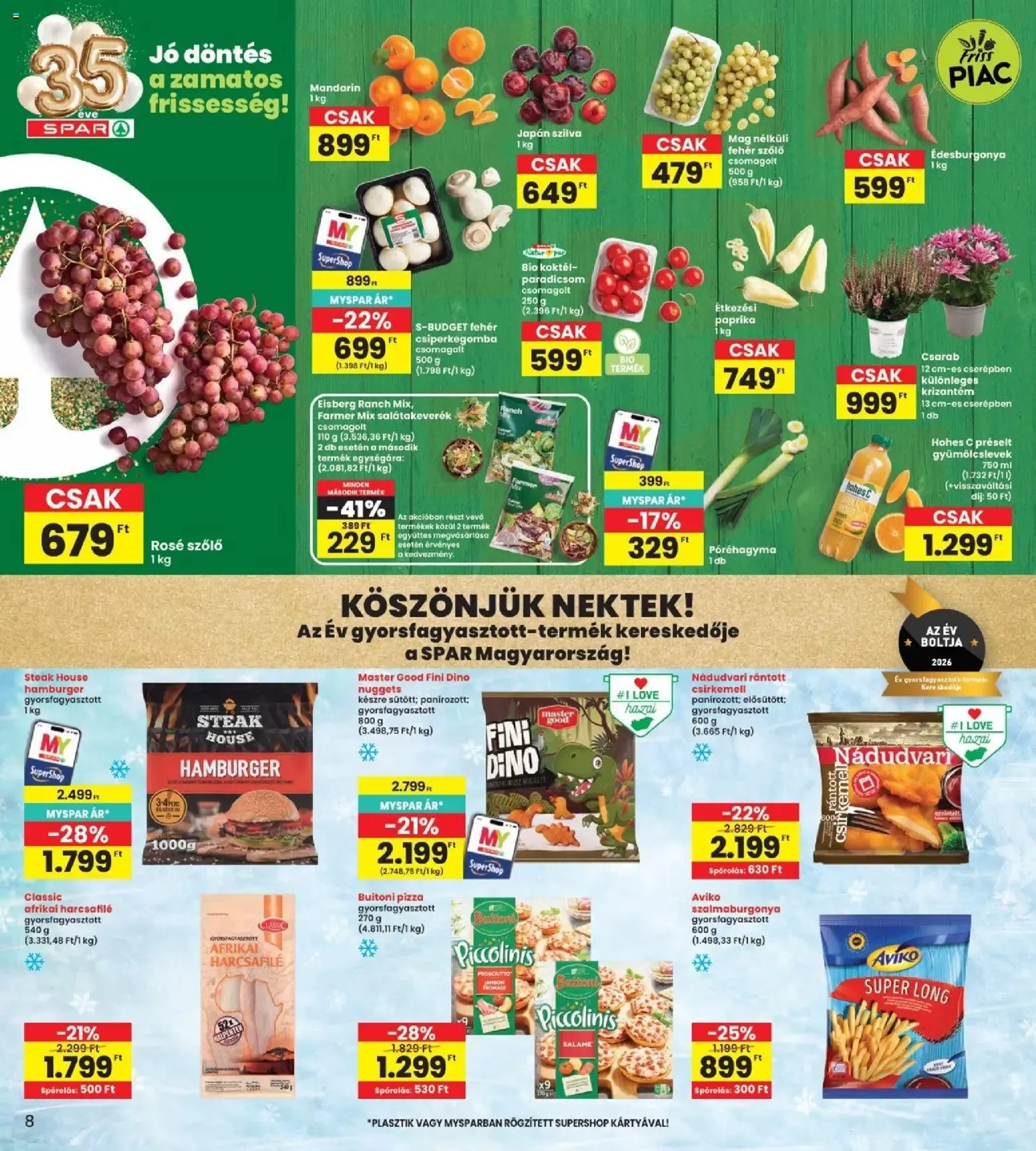 Katalógus Interspar akciós újság - 2026.09.24. -tól/töl > akció, lapozható szórólap 🛍️ szeptember 24.-tól szeptember 30.-ig 2026. - Oldal 8