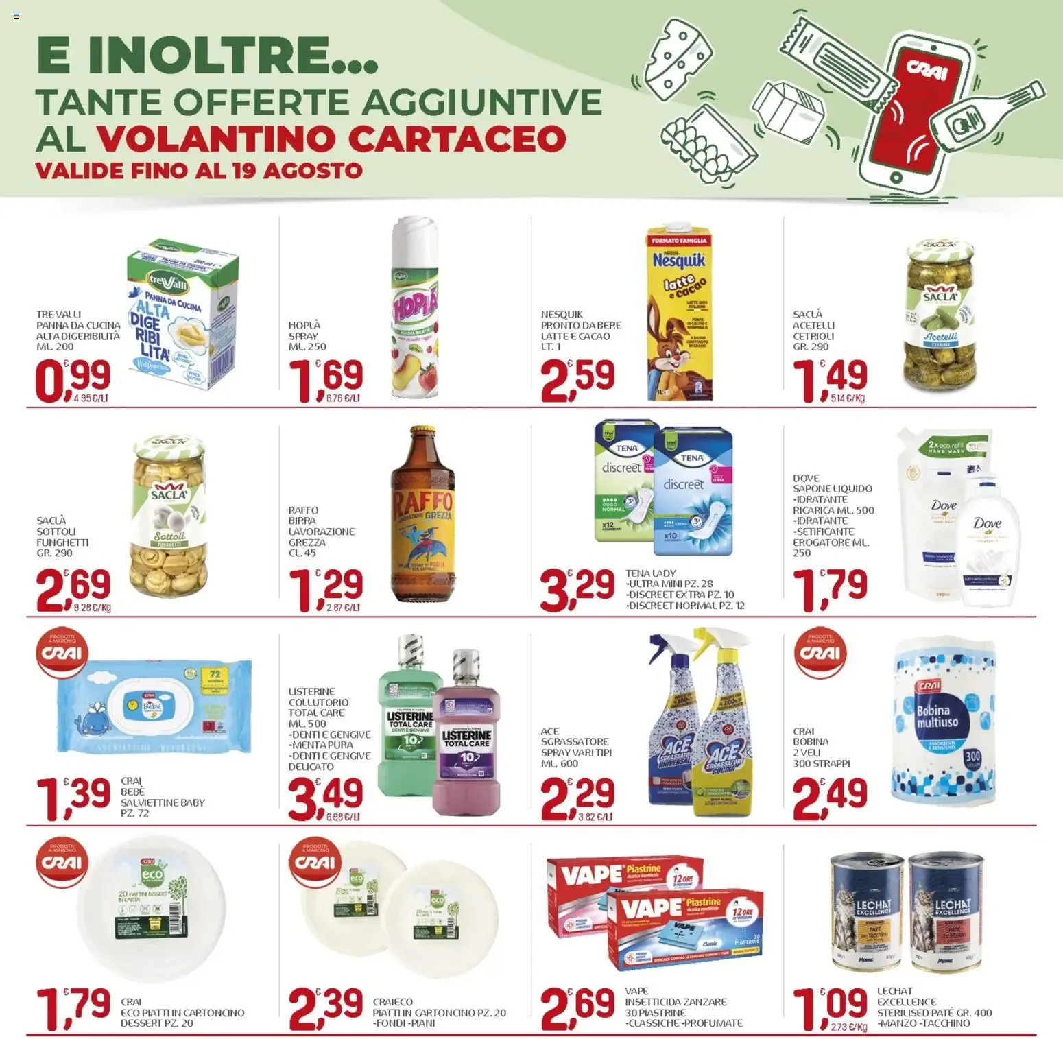 Nuovo CRAI volantino Offerte bollenti dal 06/08/2026 > offerte anteprima 🛍️ da 6 agosto a 16 agosto di 2026 - Pagina del volantino 15