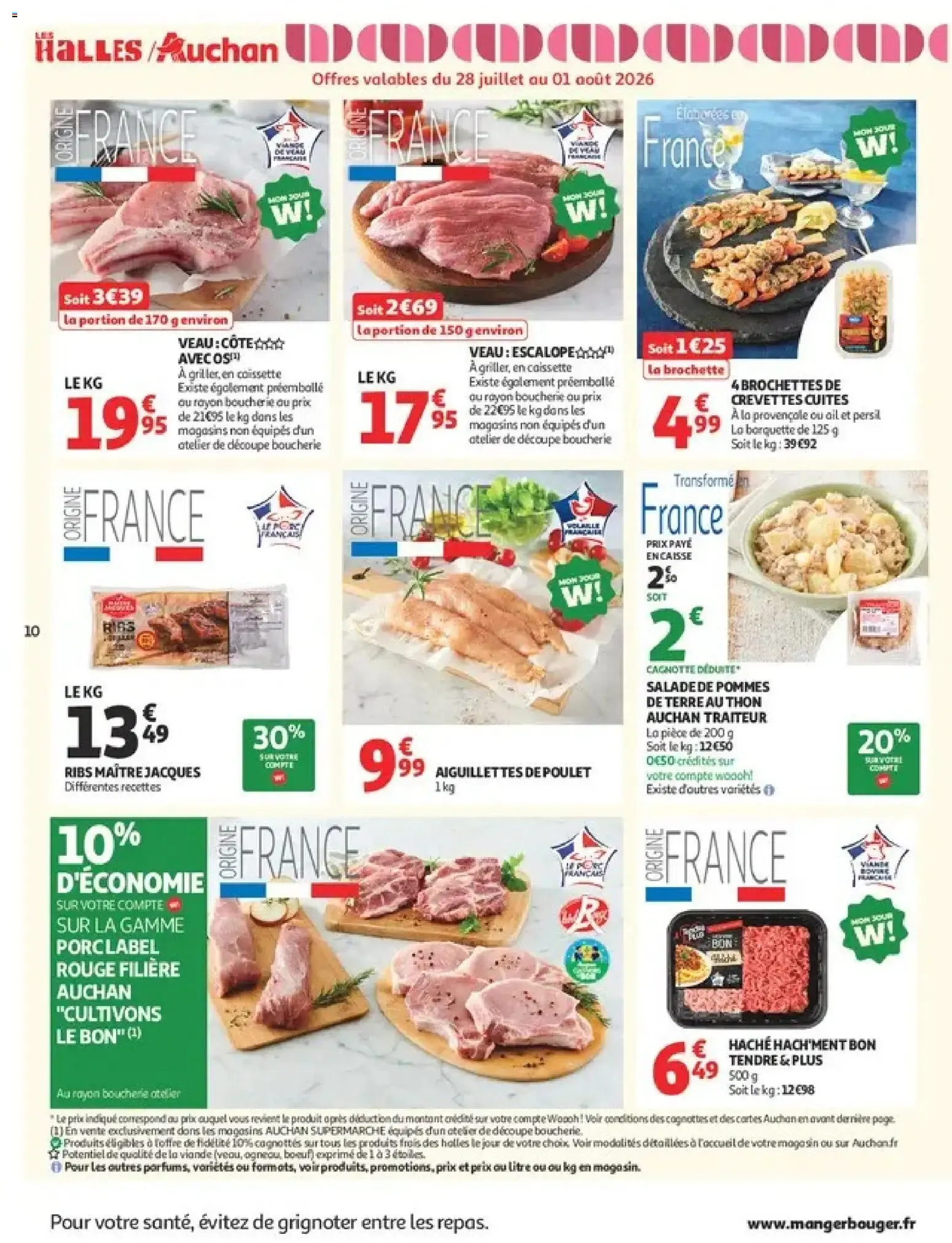 Auchan - Offres du moment du 28 juillet au 8 août 2026 - Catalogue page 10