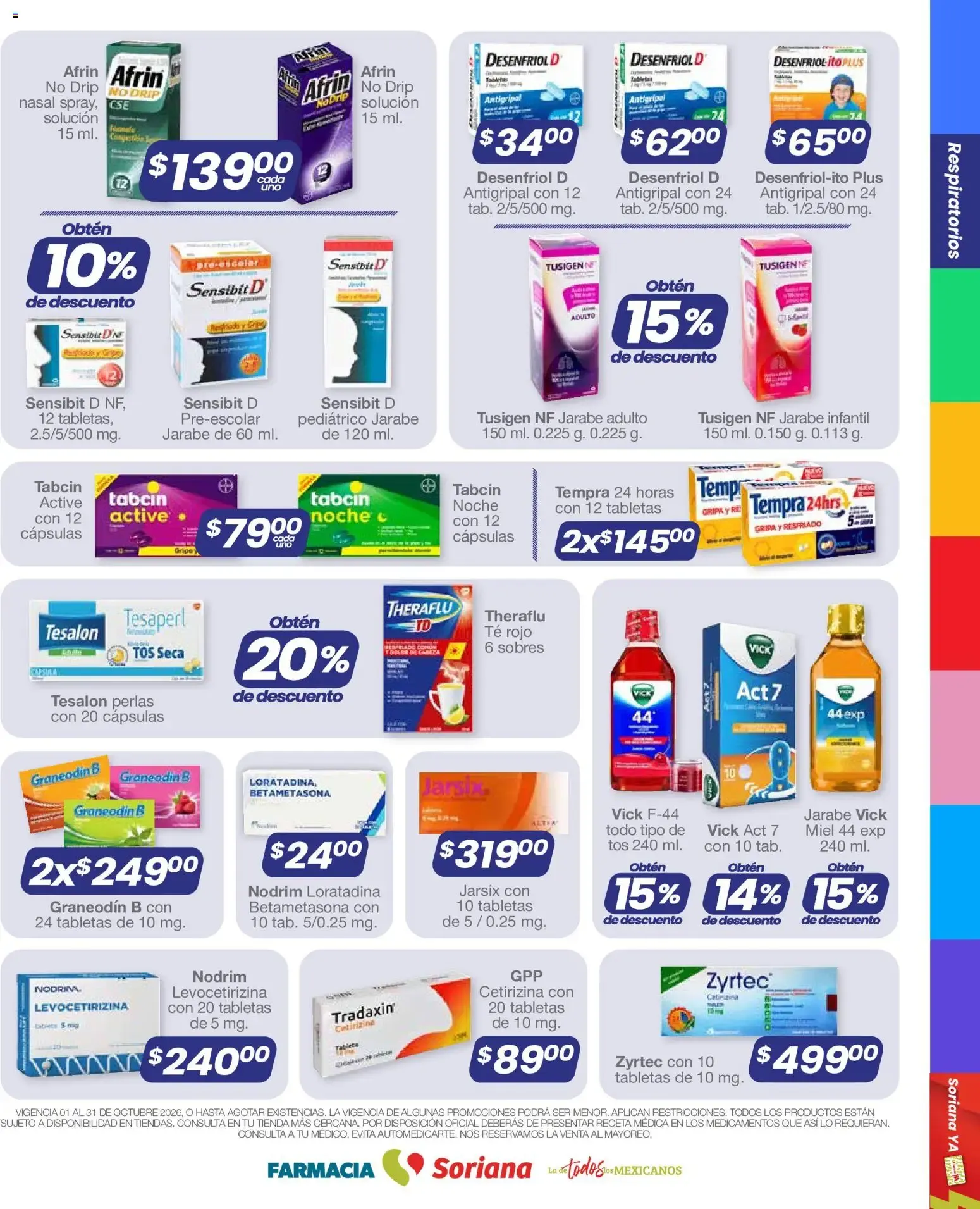 Catálogo de Farmacia Soriana: Cuidado Dermatológico 1 de octubre al 31 de octubre 2026 - Pagina 11