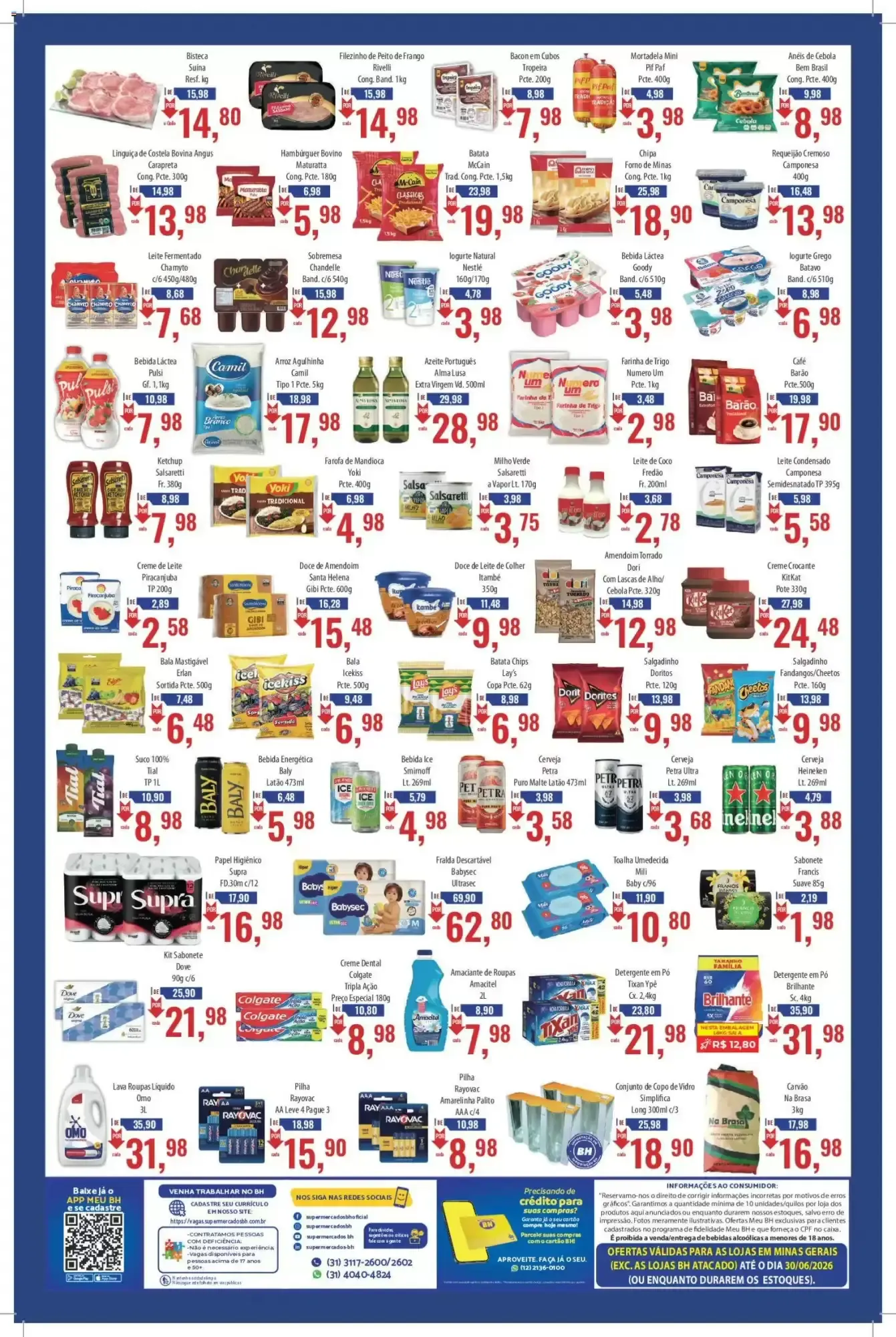 Encarte de Folheto Supermercados BH 17 de junho até 30 de junho 2026 - Pagina 2