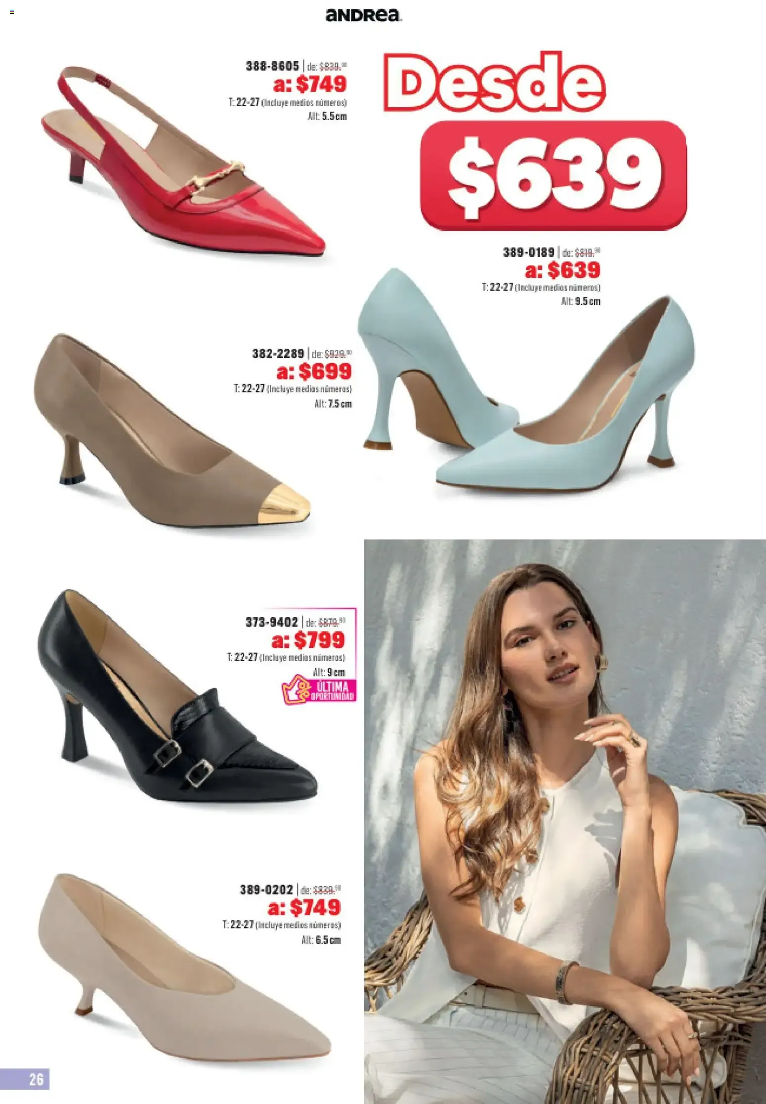 Catálogo de Andrea + Outlet Liquidación Primavera 31 de mayo al 25 de julio 2026 - Pagina 26
