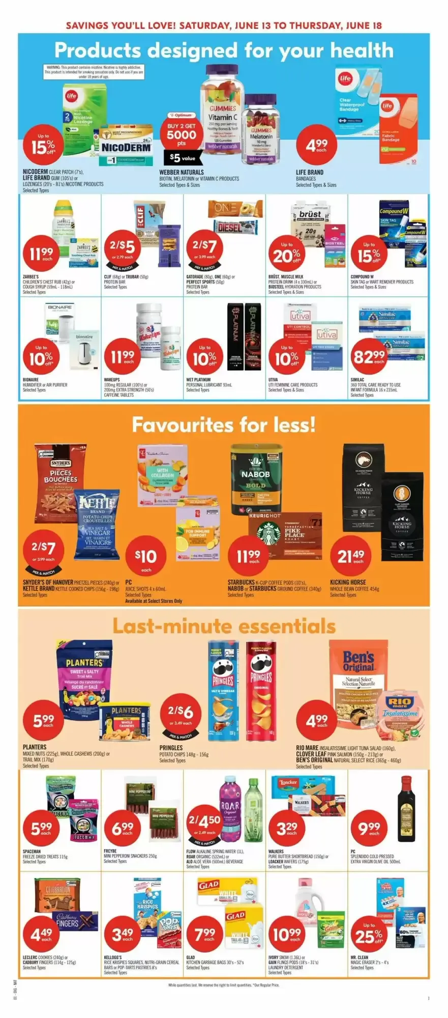 Shoppers Drug Mart flyer week 24 from June 13 to June 18 2026 - flyer page 14