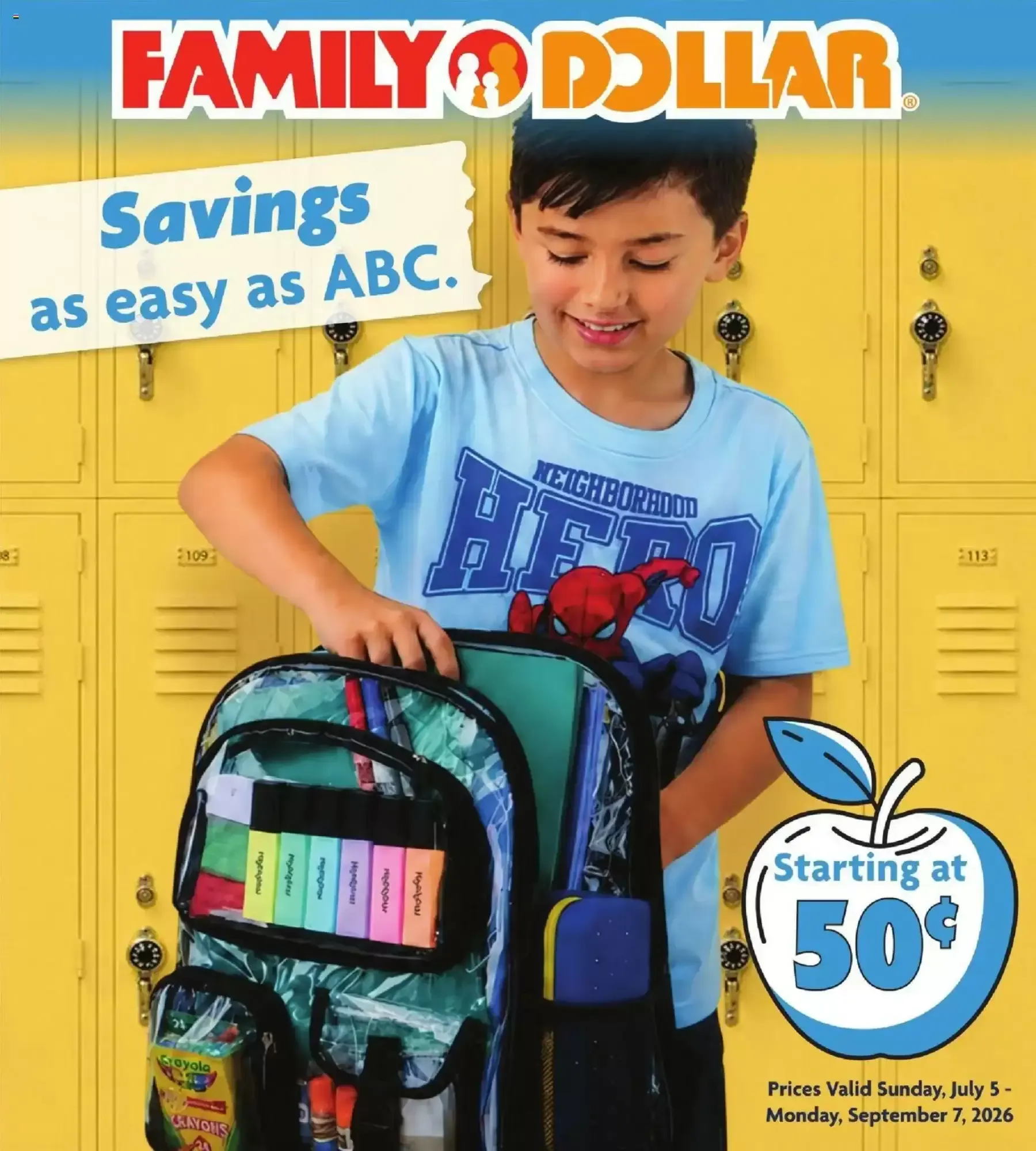 Family Dollar: Savings as easy as ABC