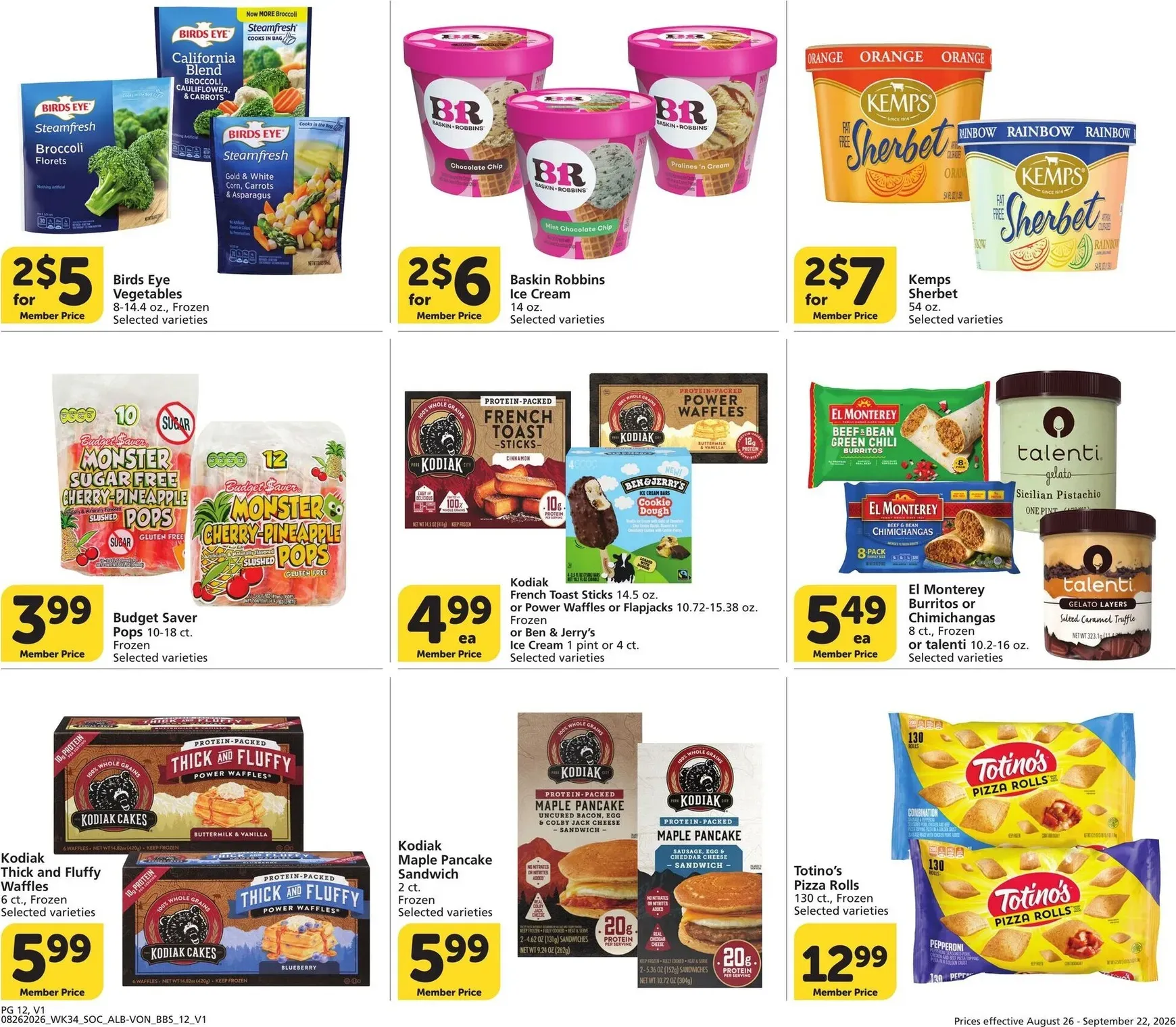 Weekly ad Current Vons - Big Book of Savings leaflet valid from Wednesday 08/26/2026 to Tuesday 09/22/2026 from August 26 to September 22 2026 - Page 12