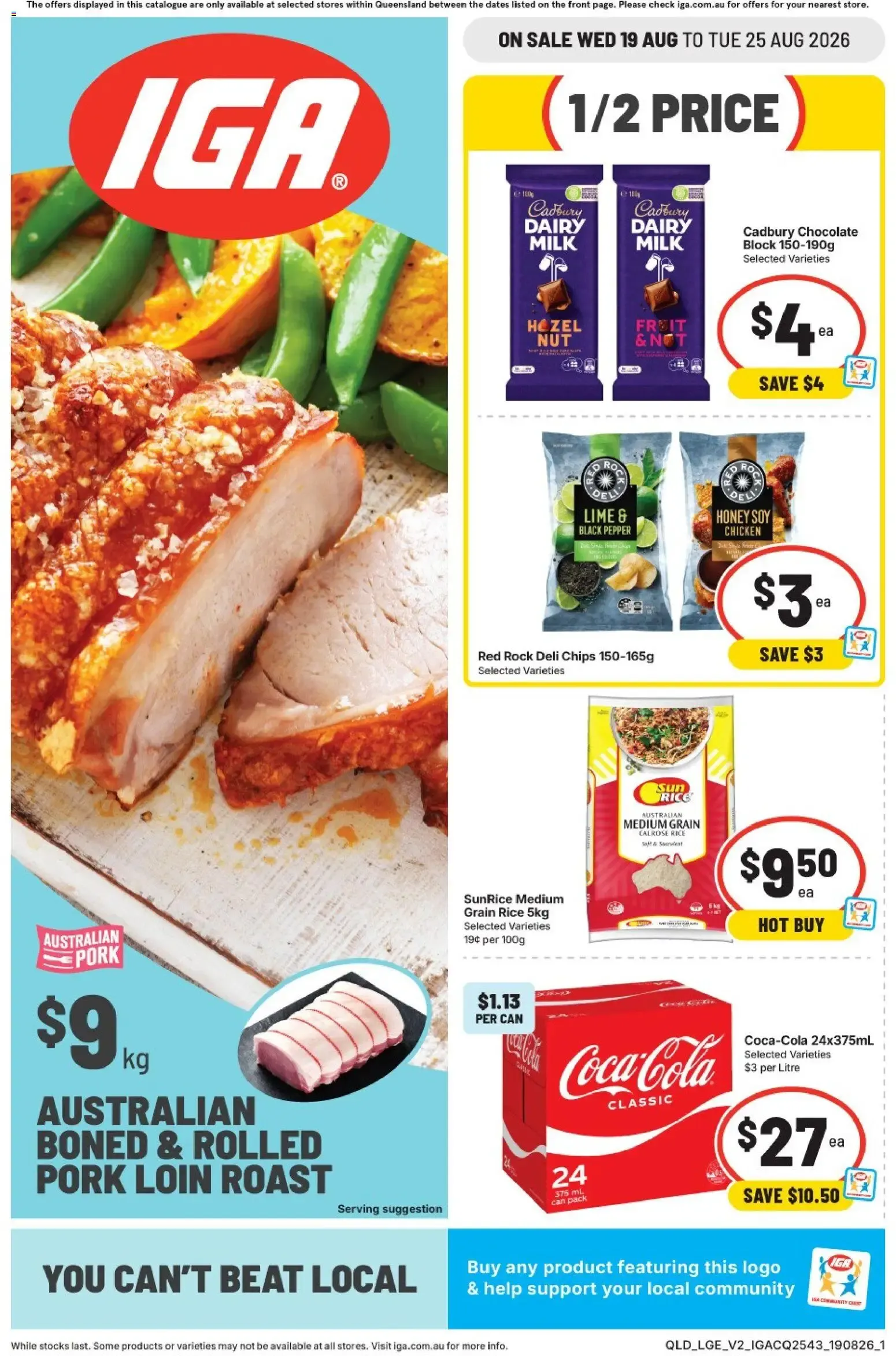 IGA catalogue valid from 19/08/2026 > Online Australia - Catalogue valid from 19 August to 25 August 2026 - page 1