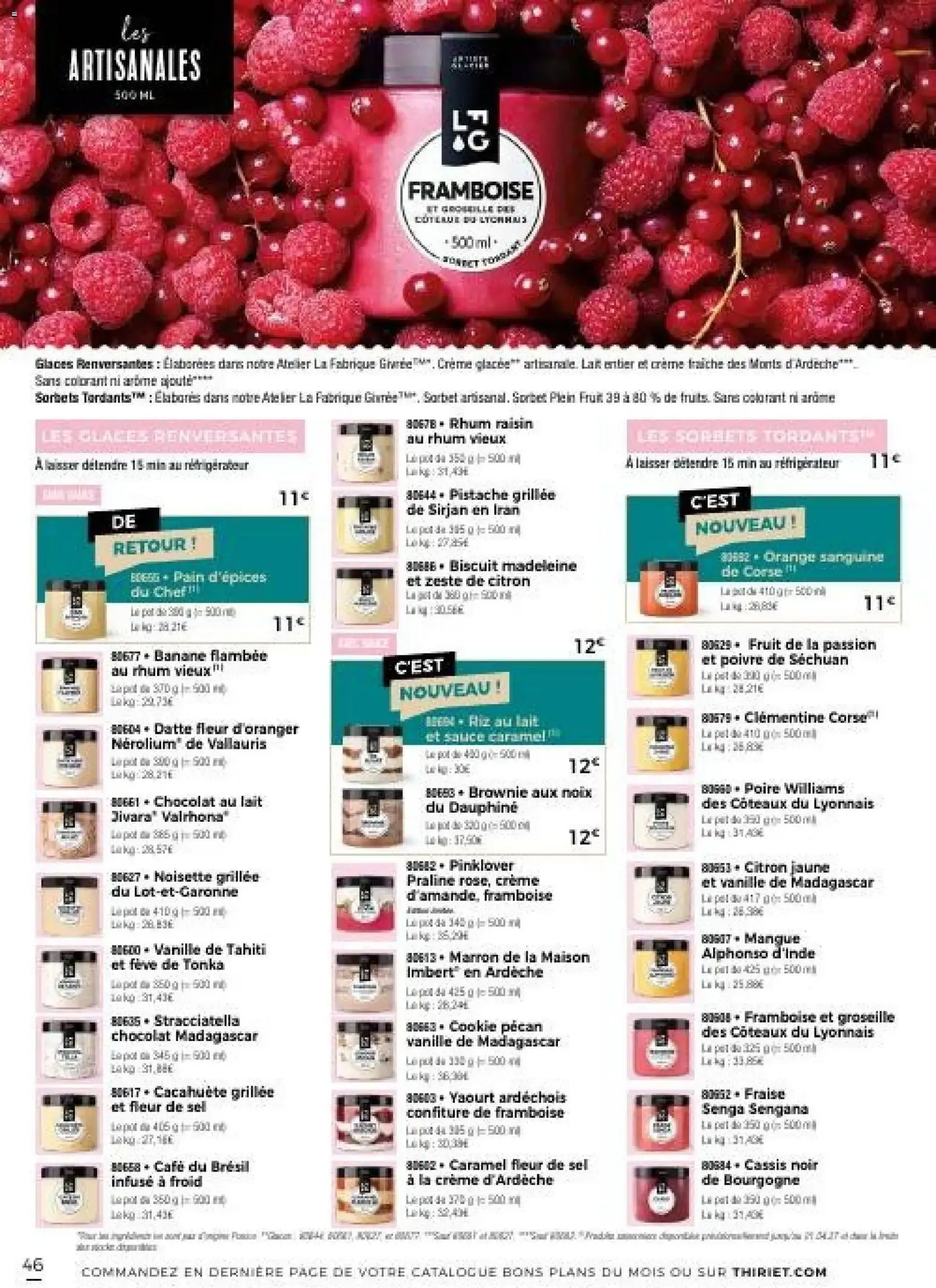 Thiriet - Catalogue automne à partir du 30/09/2026 - promo en ligne du 30 septembre au 31 décembre 2026 - Catalogue page 46