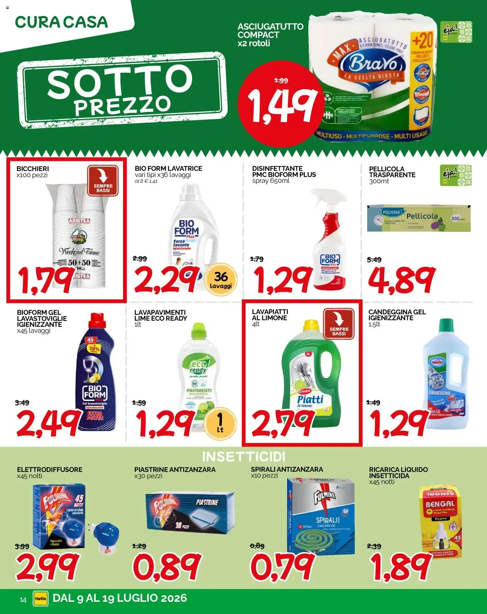 HarDis volantino dal 09/07/2026 - online Offerte da 9 luglio a 19 luglio di 2026 - Pagina del volantino 14