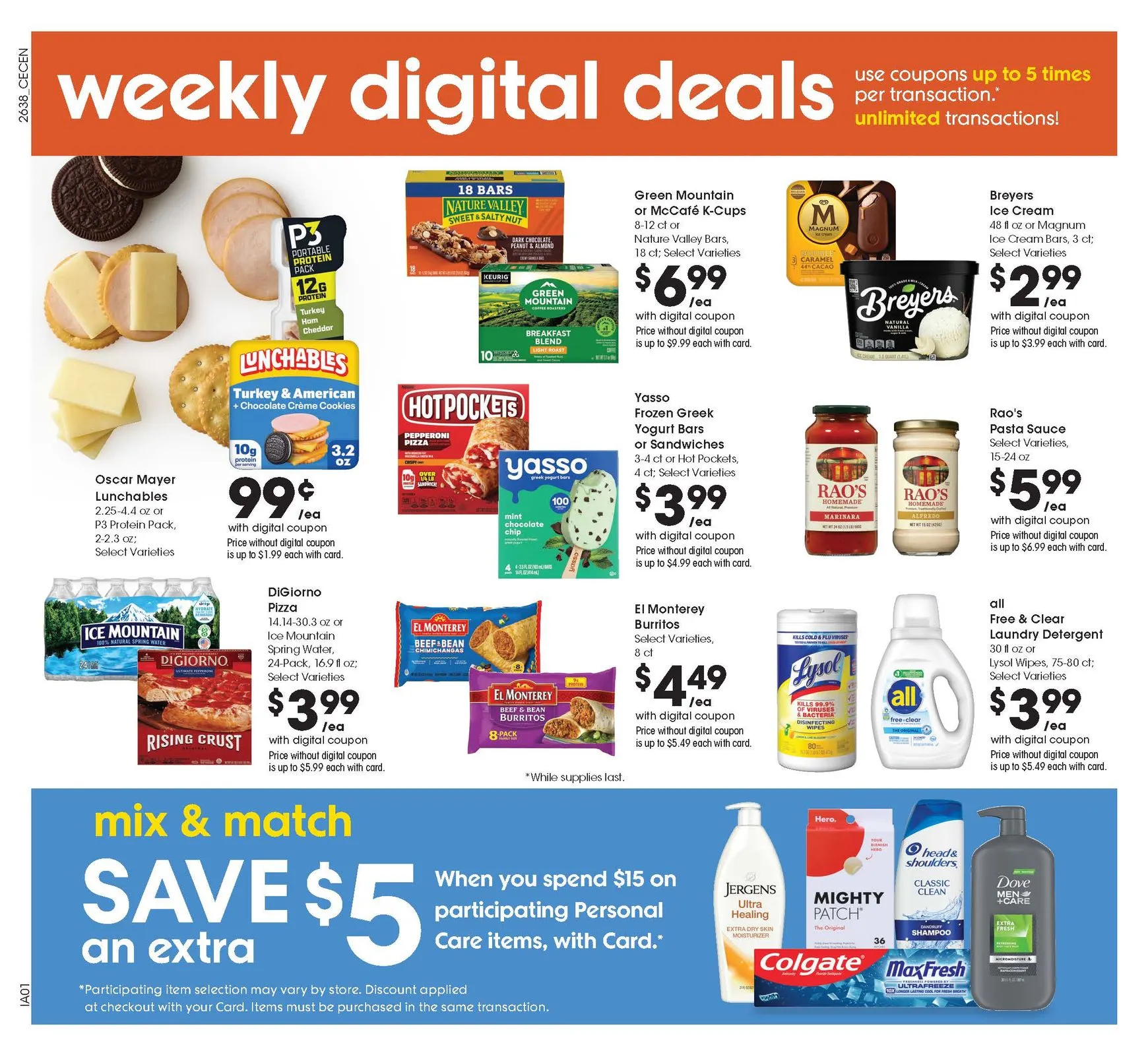 Weekly promotion Current Kroger leaflet valid from Wednesday 10/21/2026 to Tuesday 10/27/2026 spanning from October 21 to October 27 2026 - Page 2 for Catalogue 365