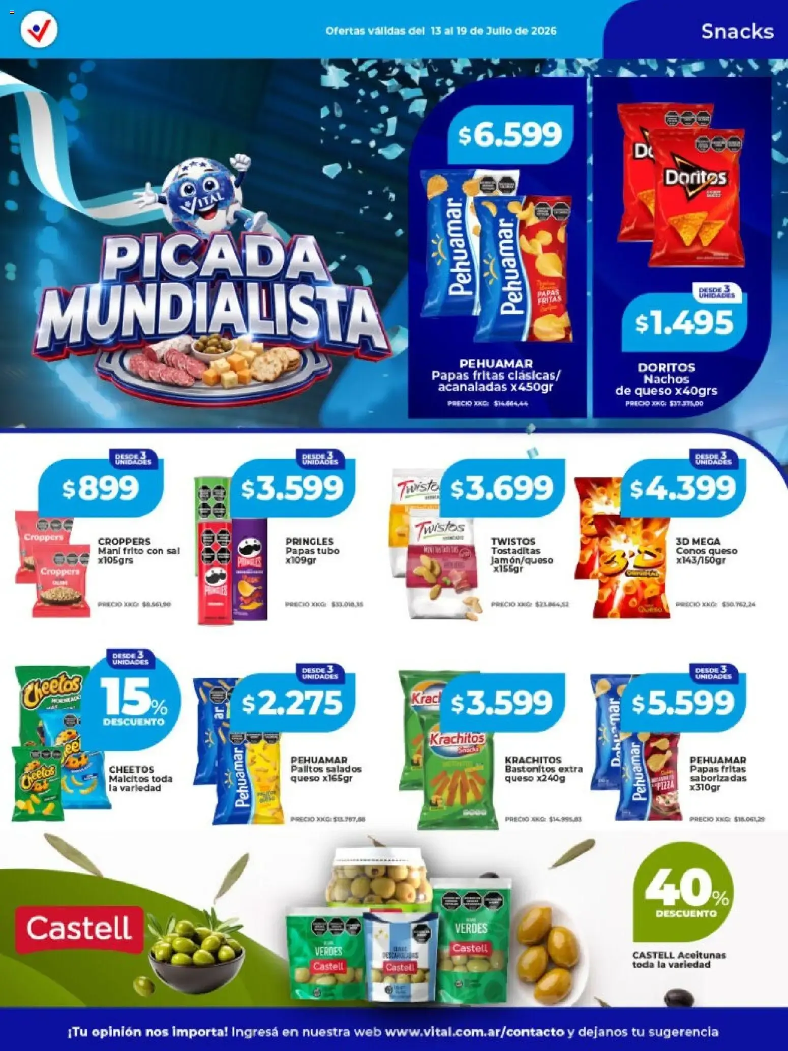 Ofertas de Vital - Ofertas || del 13/07/2026 - 19/07/2026 || Catálogo 13 de julio al 19 de julio 2026 - Página 22 del catálogo