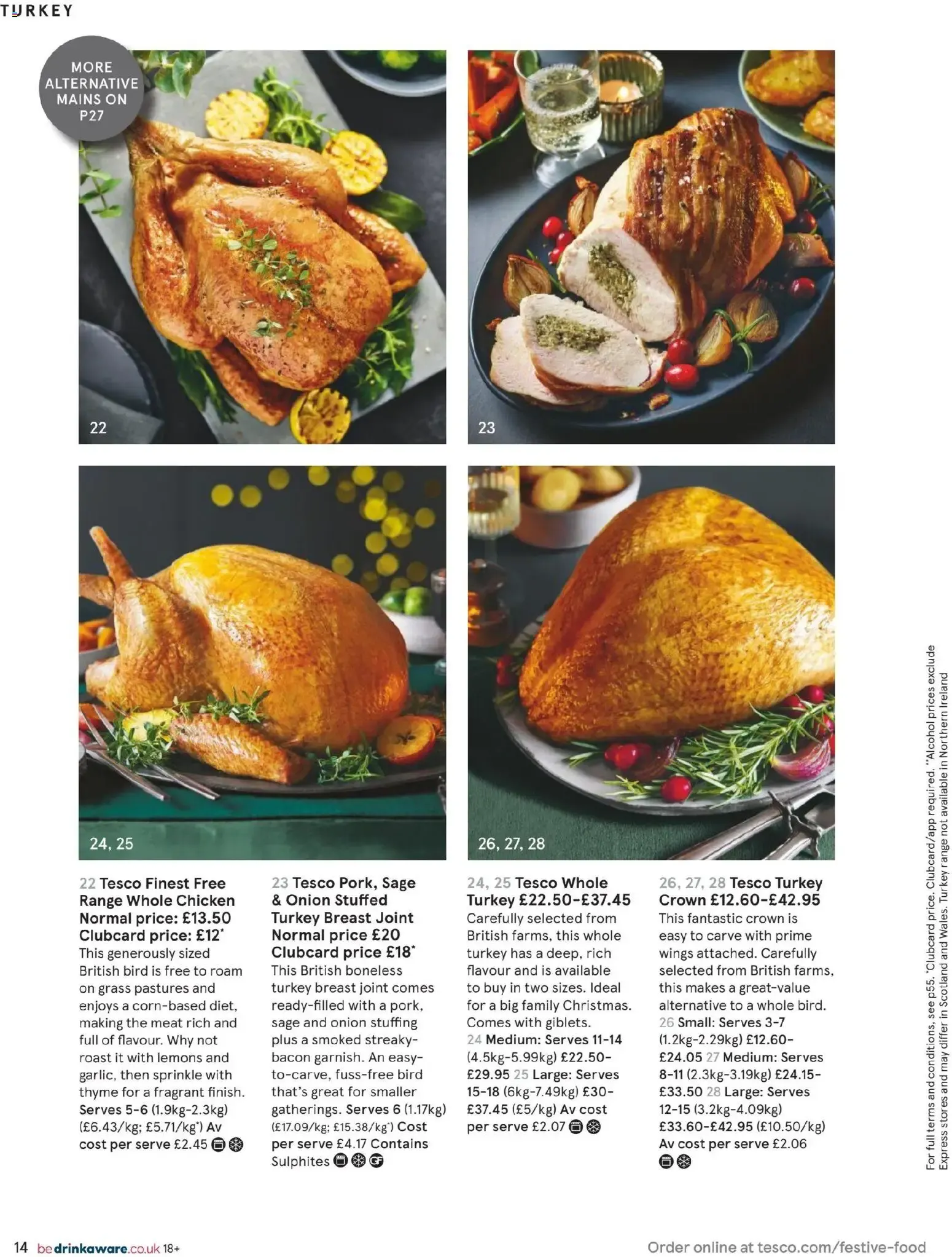 TESCO finest Festive Food to Order from 4 November to 31 December 2026 - Catalogue Page 14