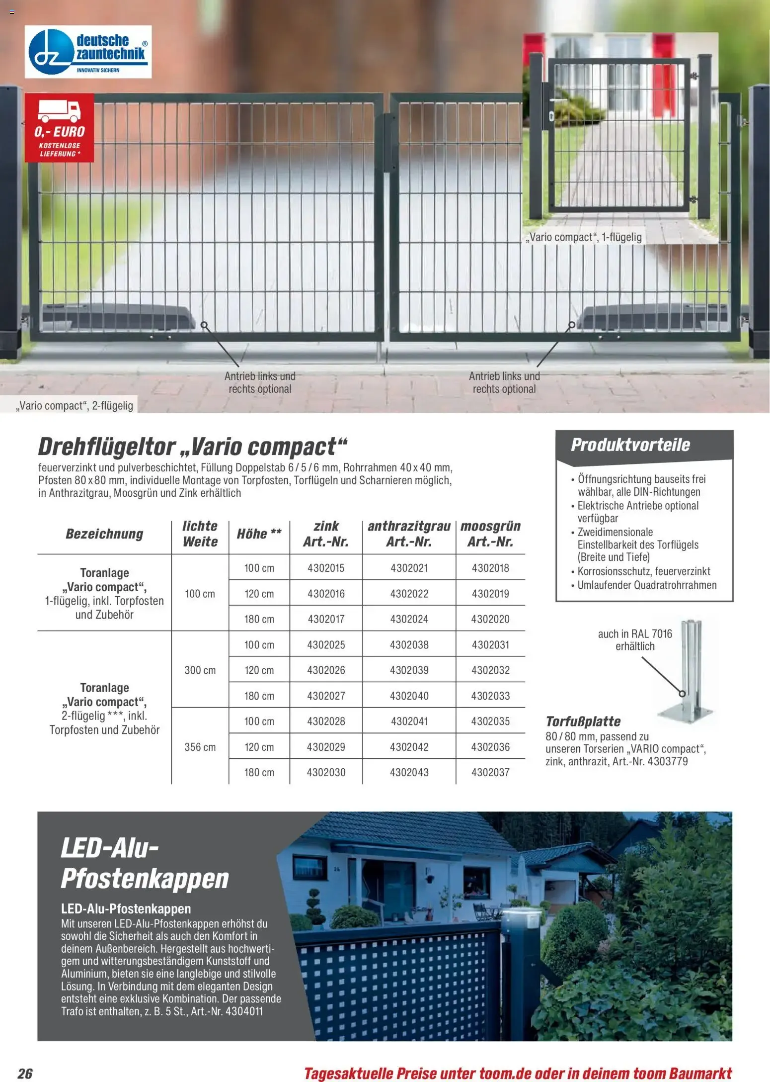Toom Baumarkt Zäune & Sichtschutz 2026 (ab 20.02.2026) zum Blättern von 20. Februar bis 30. Juni 2026 - Prospekt seite 26