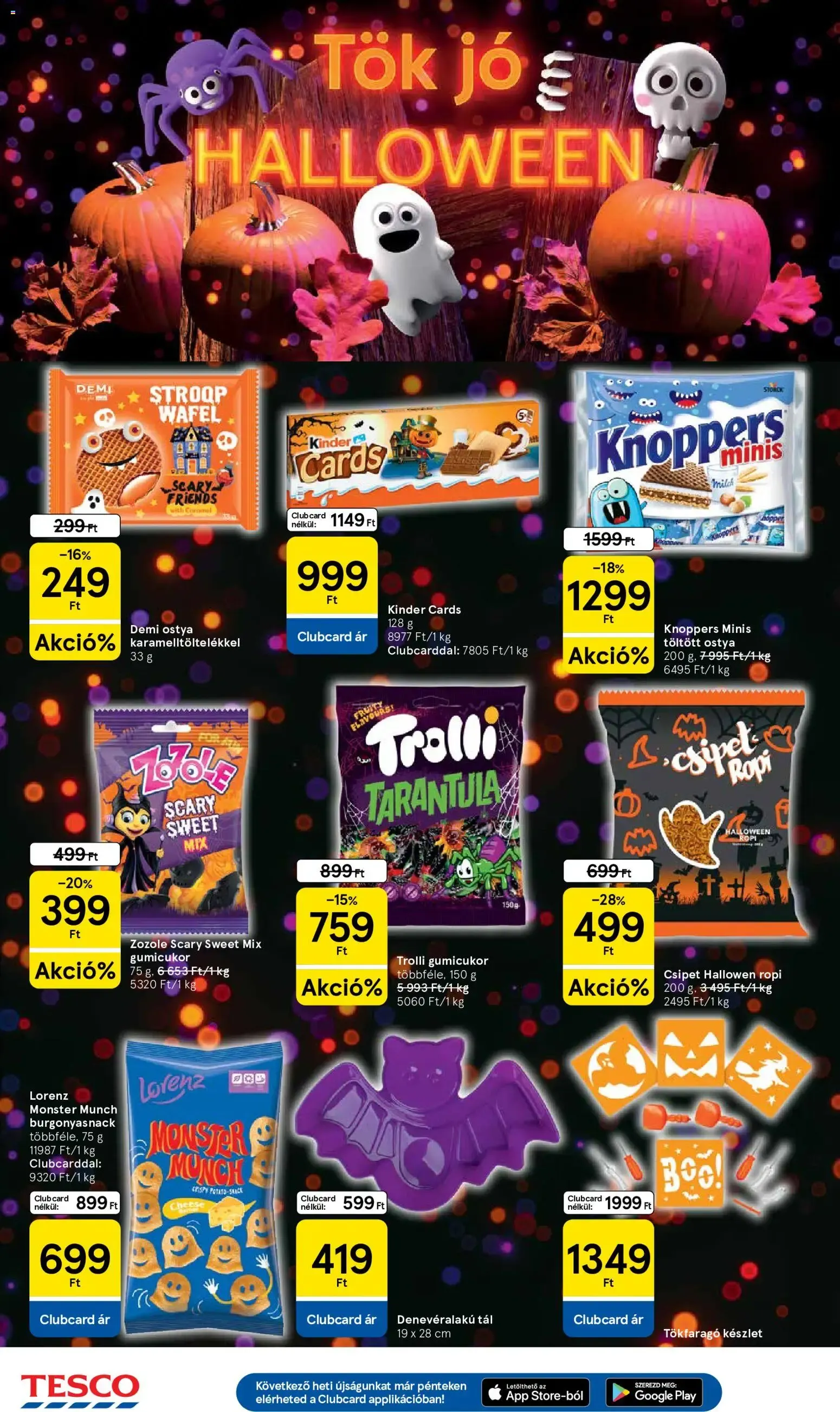 Katalógus Tesco akciós ujság 2026.10.21. > Halloween 👻 október 21.-tól november 4.-ig 2026. - Oldal 10