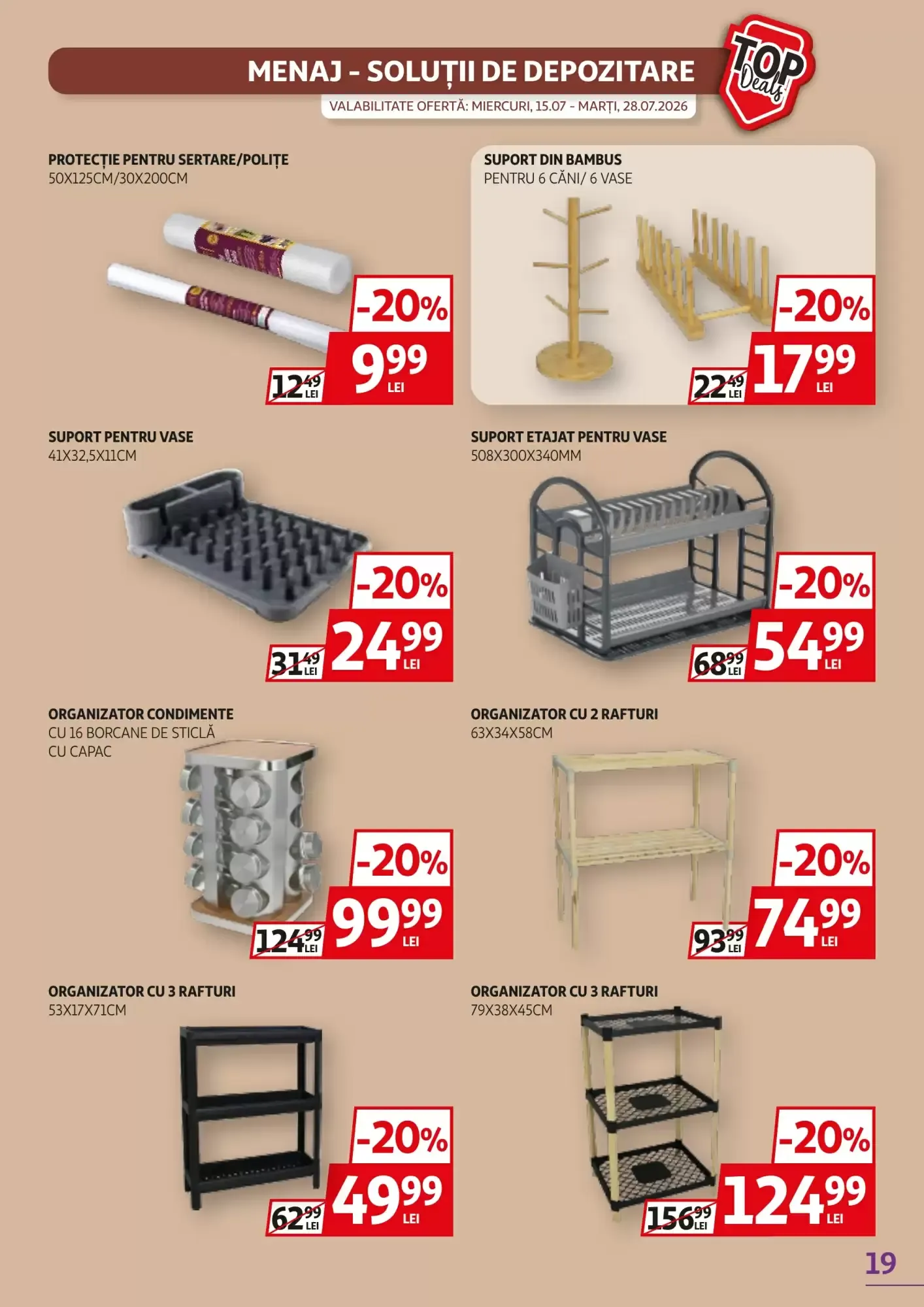 Catalog Catalog Auchan de la 15 iulie până la 28 iulie 2026 - Revista Pagina 19