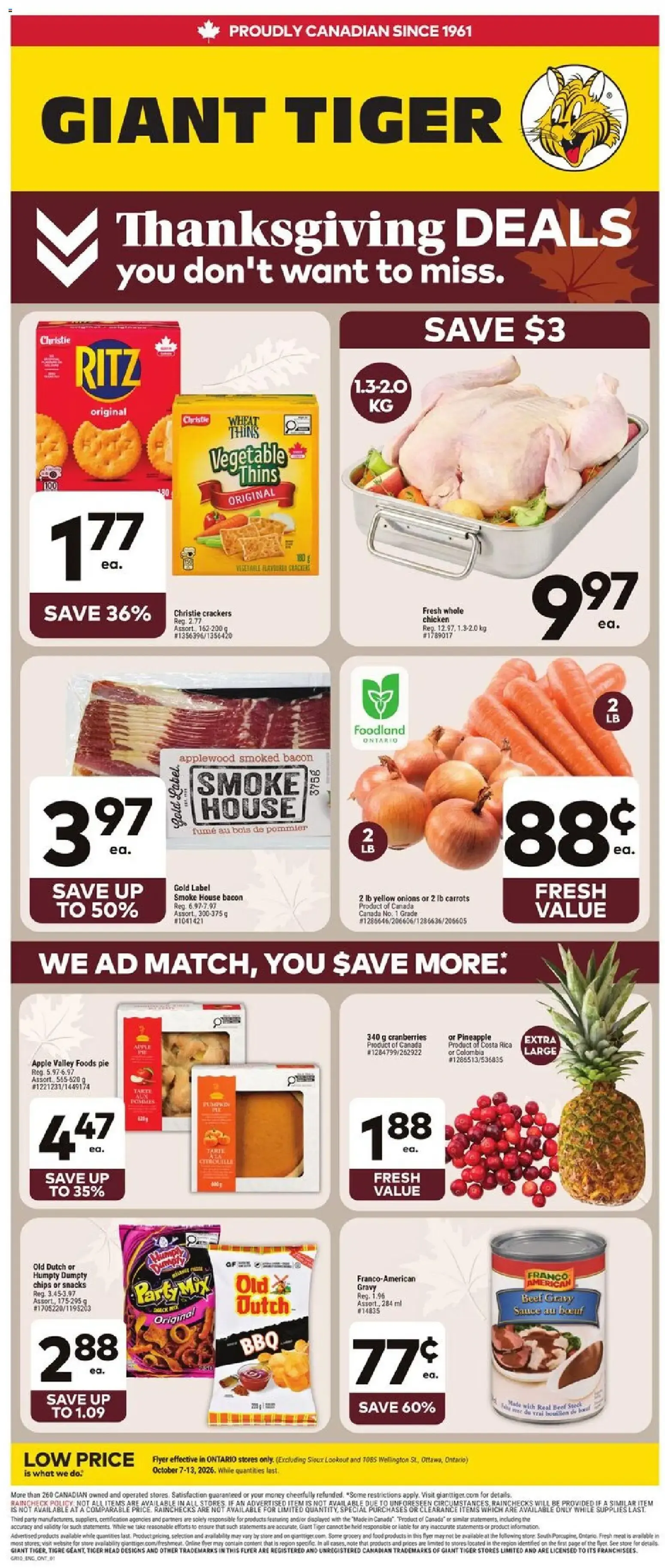 Giant Tiger Flyer | from Oct 7, 2026 | Weekly deals from October 7 to October 13 2026 - flyer page 1