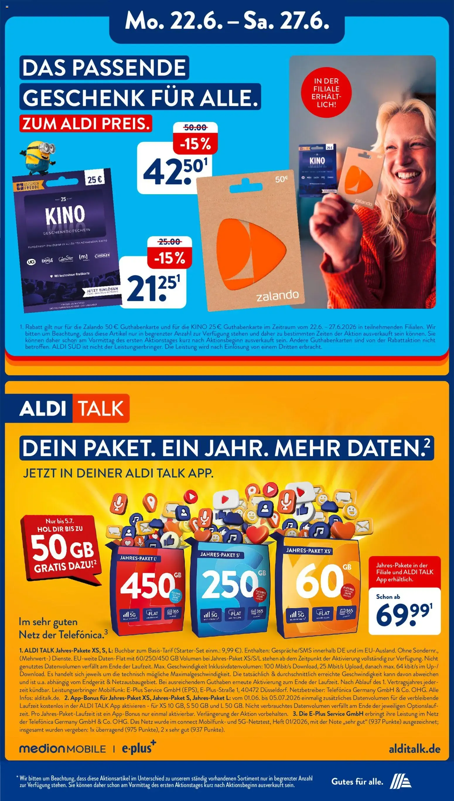 Aldi Süd Prospekt (ab 22.06.2026) zum Blättern von 22. Juni bis 27. Juni 2026 - Prospekt seite 22