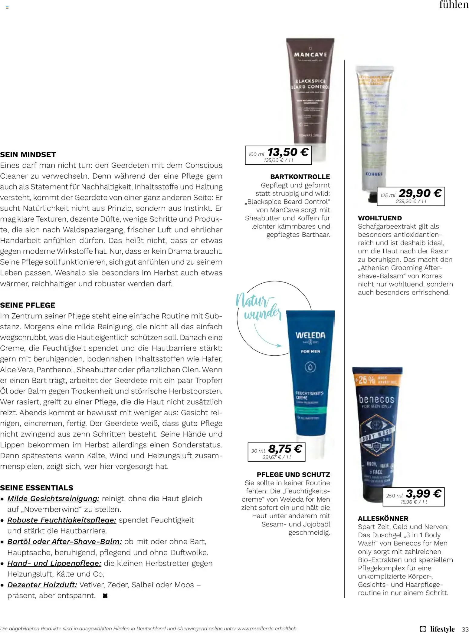 Müller lifestyle IHR WOHLFÜHL-MAGAZIN von 1. September bis 31. Oktober 2026 - Prospekt seite 34