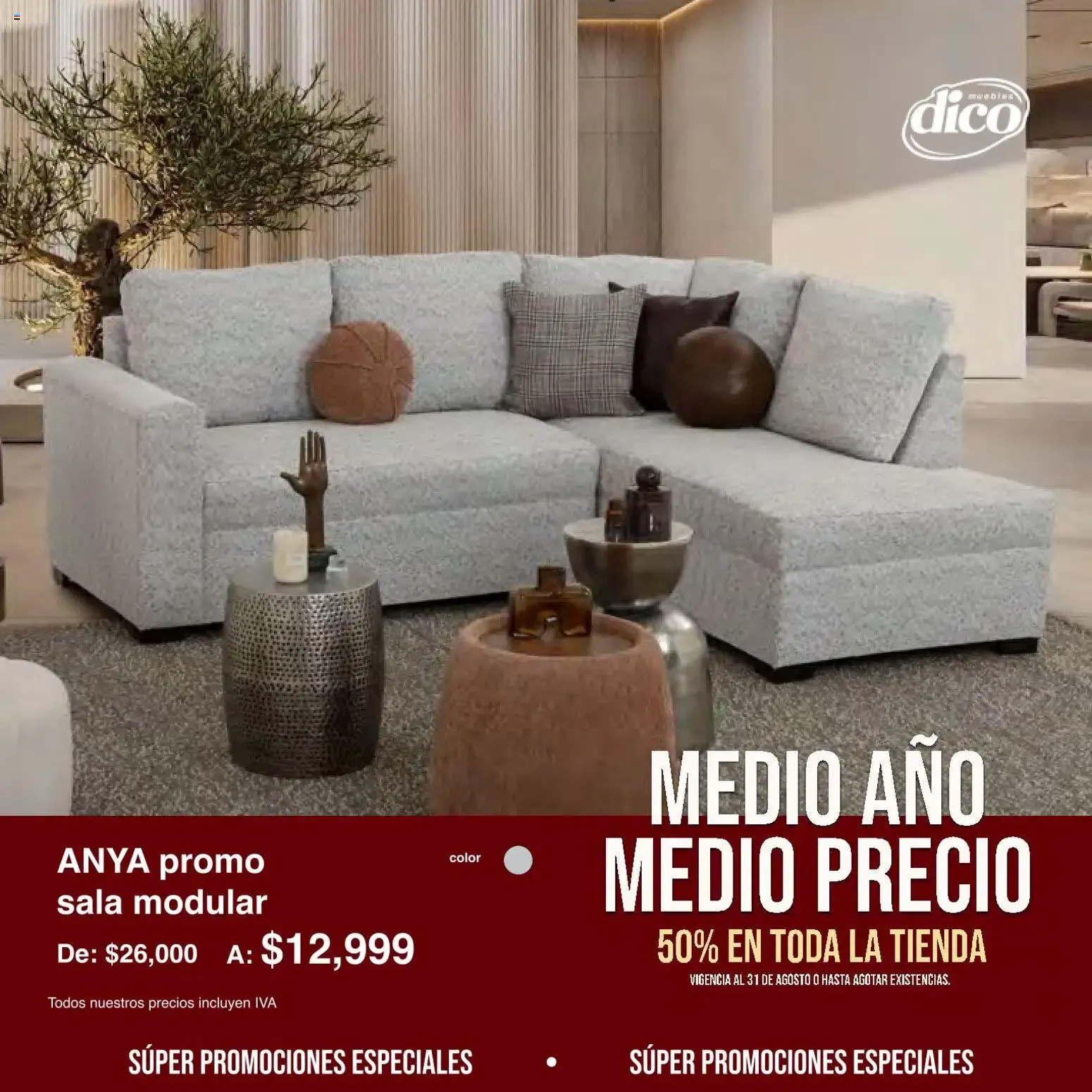 Catálogo de Muebles Dico catálogo Medio año, medio precio (01/08/2026 - 31/08/2026) - catálogo en línea 1 de agosto al 31 de agosto 2026 - Pagina 23