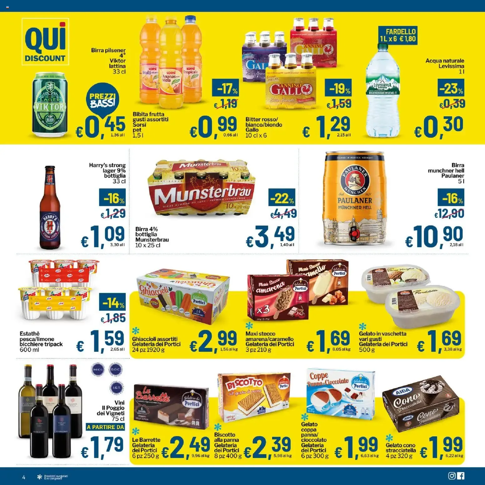 Qui Discount volantino dal 28/07/2026 - online Offerte da 28 luglio a 9 agosto di 2026 - Pagina del volantino 4