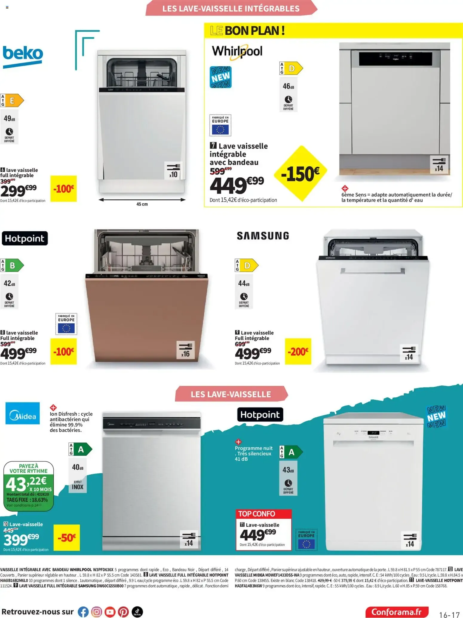 Conforama Rentrée à prix cassés à partir du 04/08/2026 - promo en ligne du 4 août au 24 août 2026 - Catalogue page 17