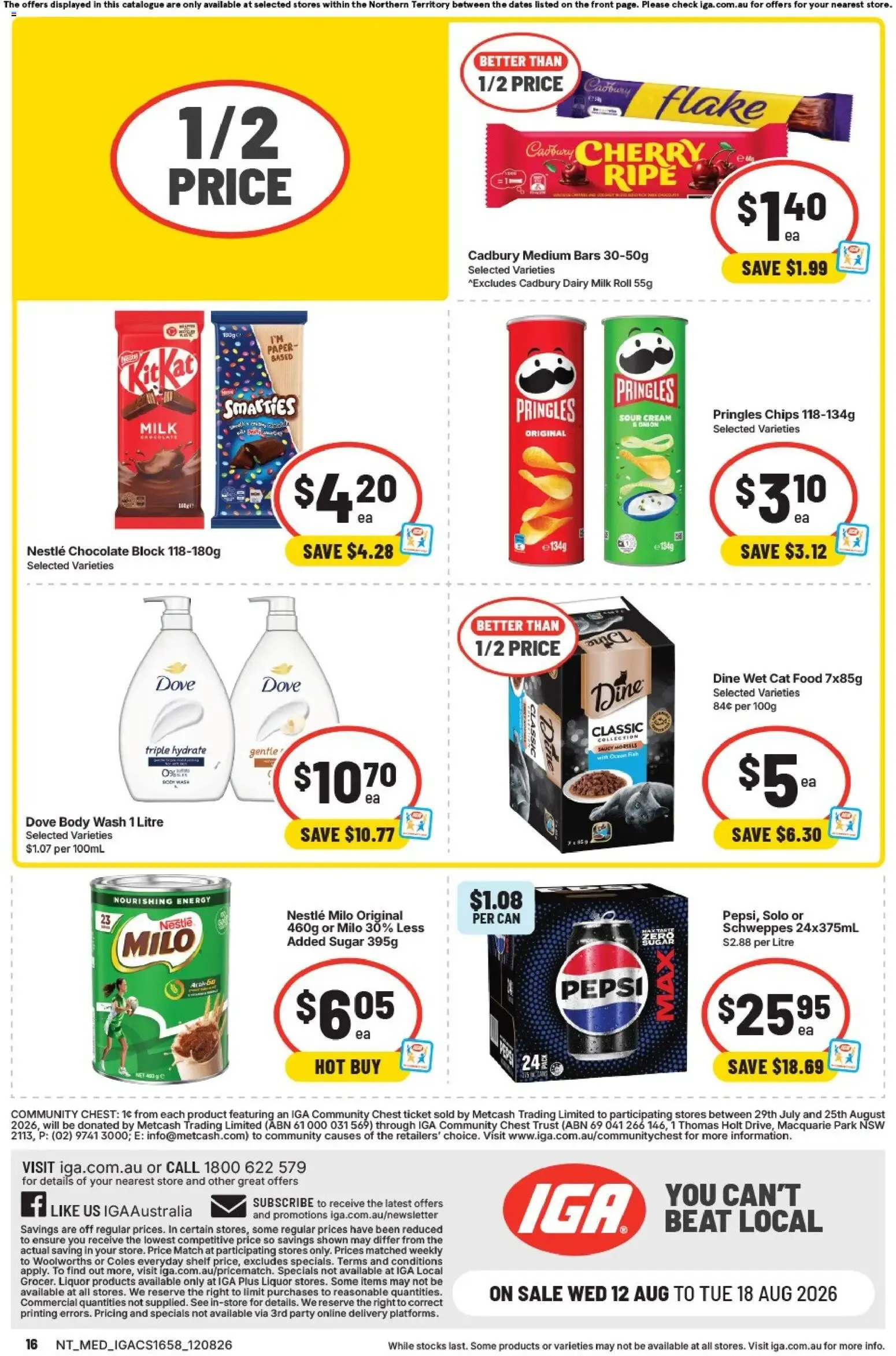 IGA catalogue valid from 12/08/2026 > Online Australia - Catalogue valid from 12 August to 18 August 2026 - page 16