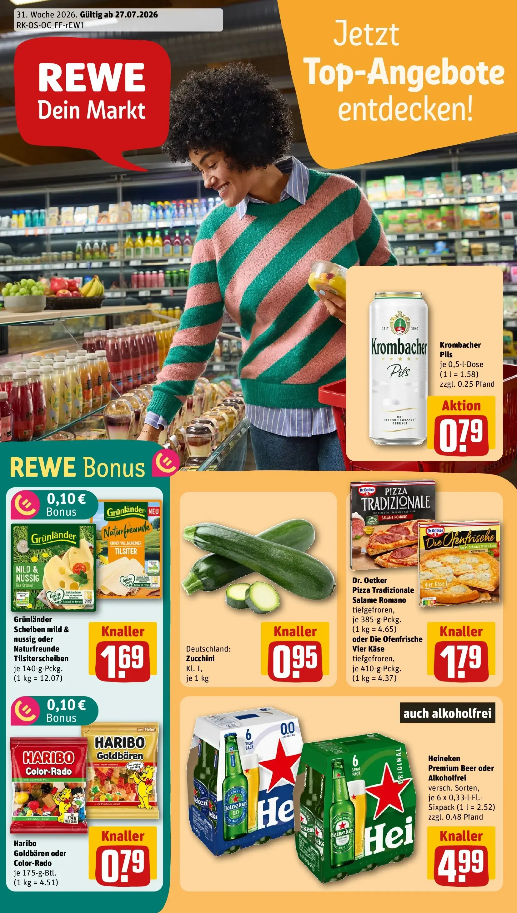 REWE Prospekt ab 27.07.2026 zum Blättern » Angebote von 27. Juli bis 2. August 2026 - Prospekt seite 1