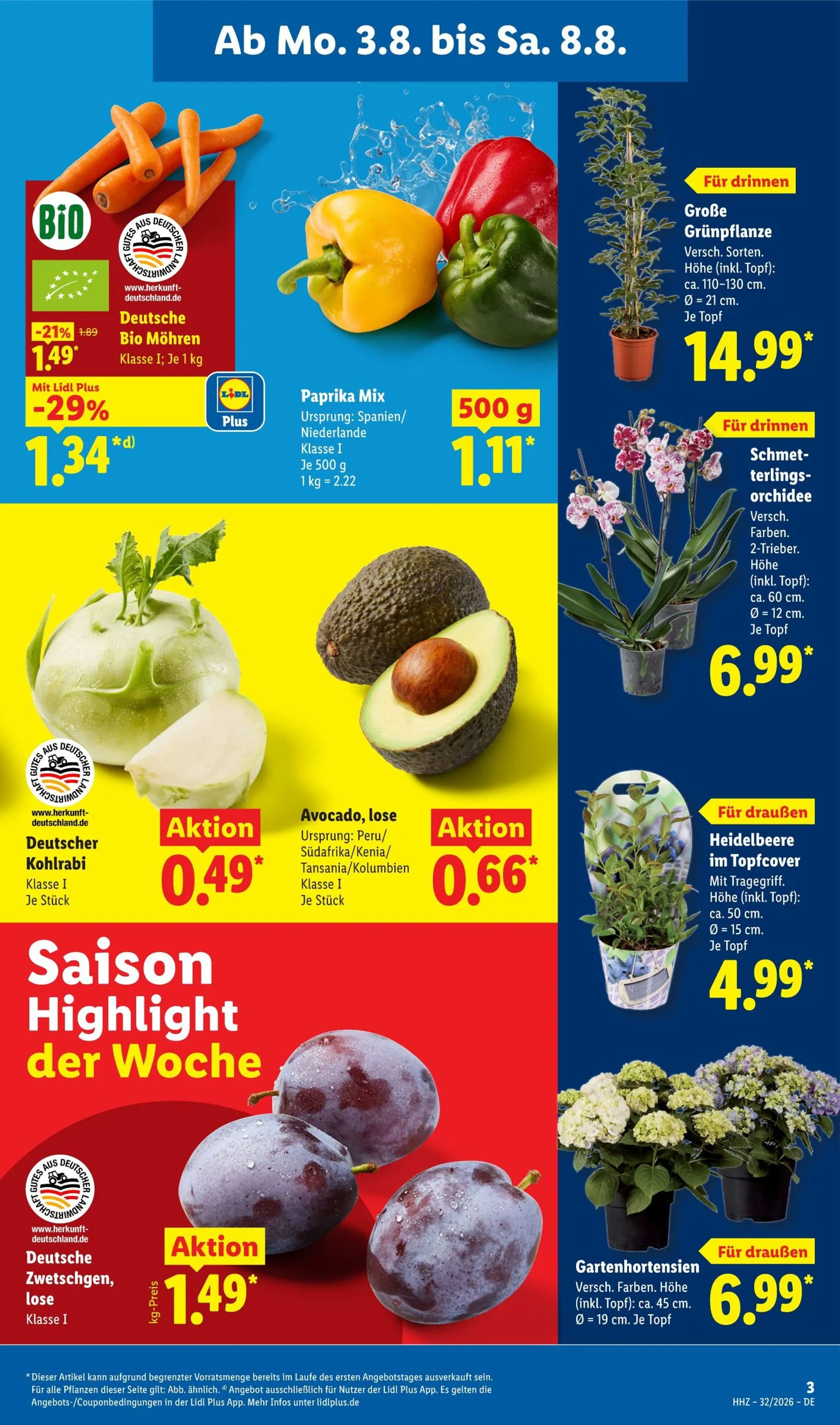 Lidl Prospekt nächste Woche – von Montag 03.08.2026 bis Samstag 08.08.2026 von 3. August bis 8. August 2026 - Prospekt seite 3