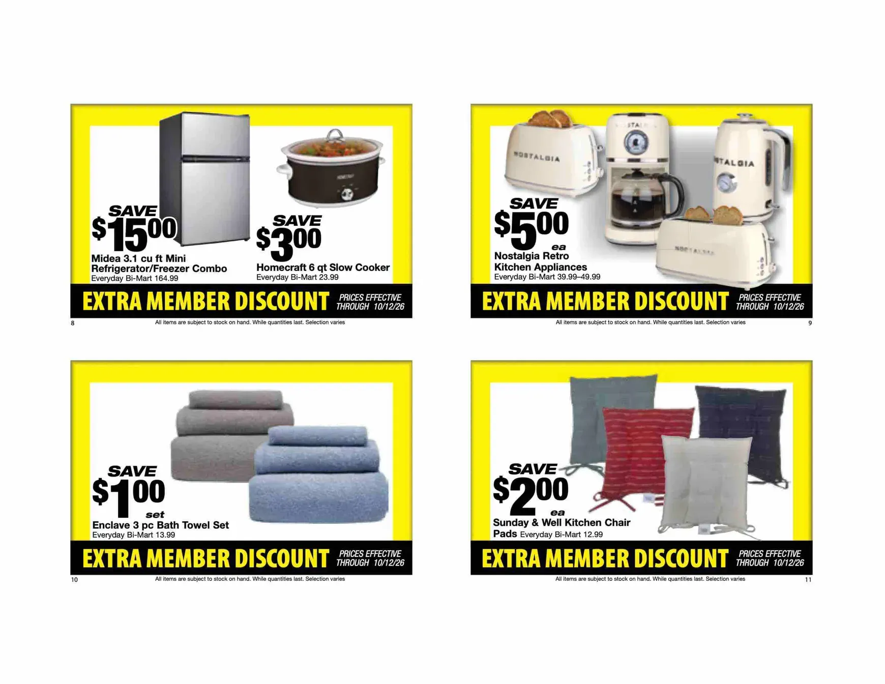Weekly ad Future Bi-Mart - Extra member discount flyer valid from Thursday 10/01/2026 to Monday 10/12/2026 from October 1 to October 12 2026 - Page 4