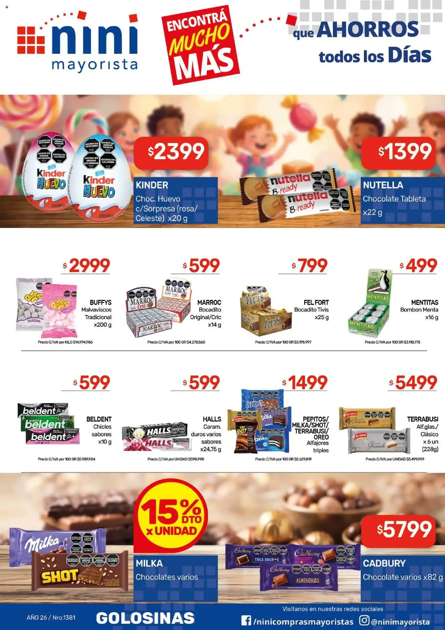 Ofertas de NINI Mayorista catálogo del 12/10/2026 - 18/10/2026 12 de octubre al 18 de octubre 2026 - Página 43 del catálogo