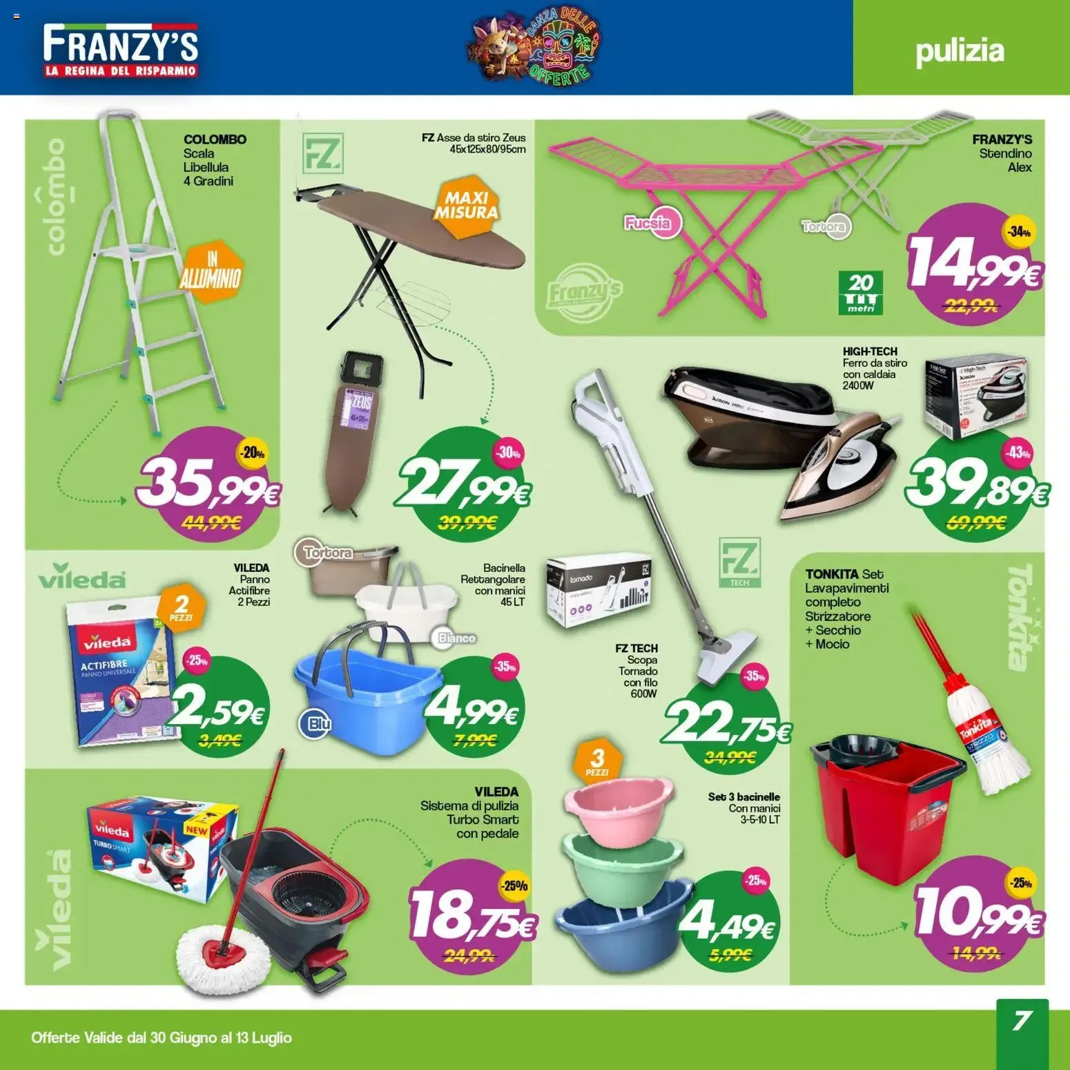Franzy's - La Regina del Risparmio da 30 giugno a 13 luglio di 2026 - Pagina del volantino 7