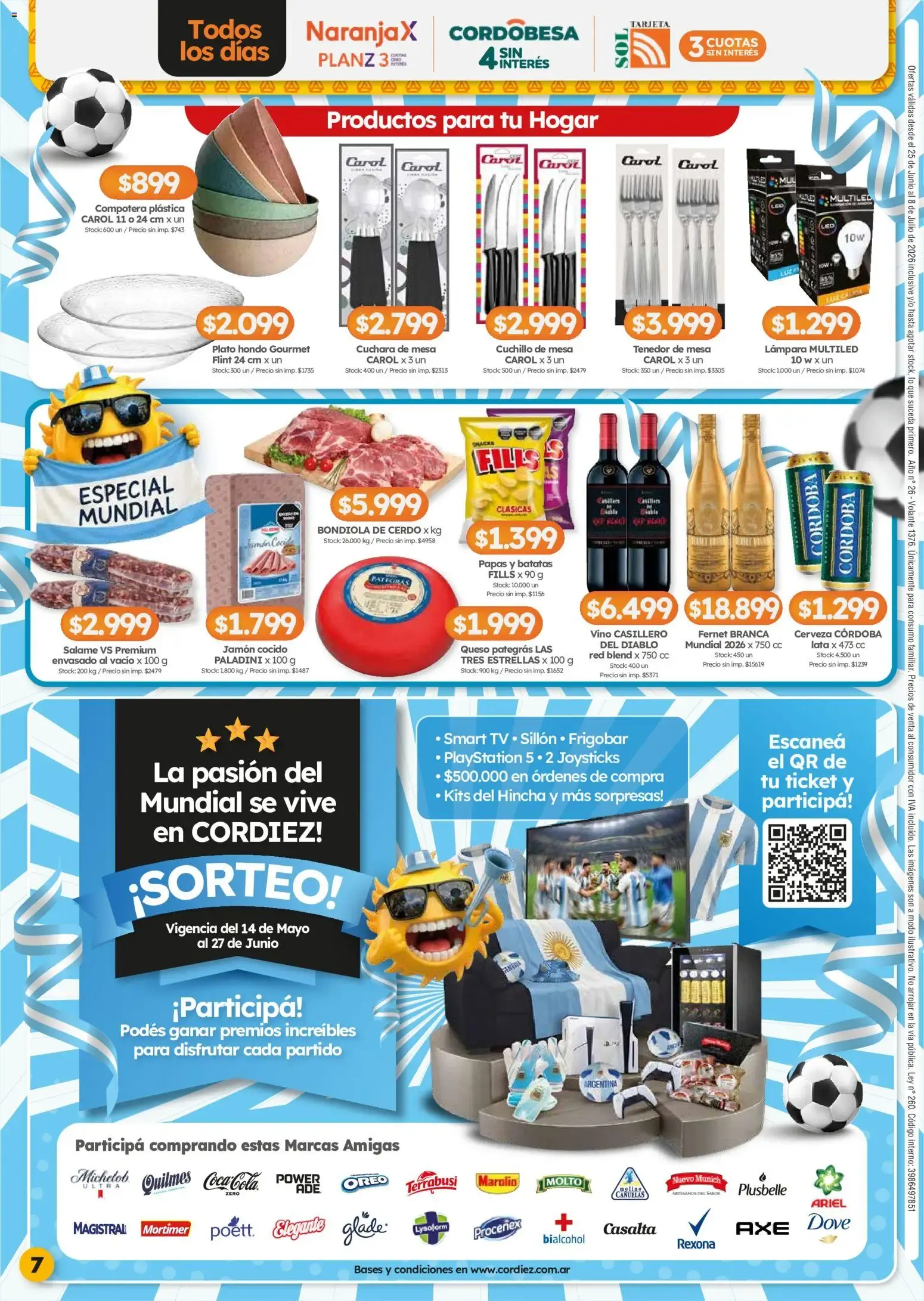 Ofertas de Cordiez ofertas || del 25/06/2026 - 08/07/2026 || Catálogo 25 de junio al 8 de julio 2026 - Página 7 del catálogo