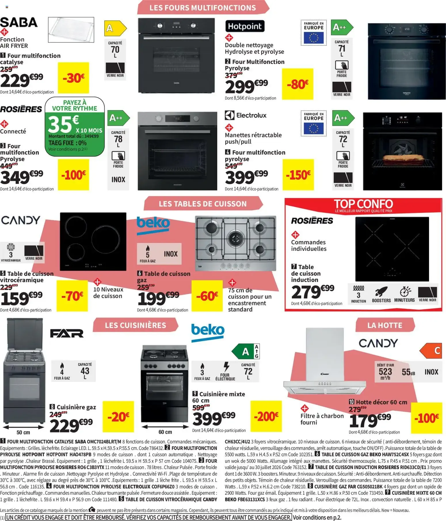 Conforama - Dormez Confo: La Grande Literie du 7 juillet au 3 août 2026 - Catalogue page 30