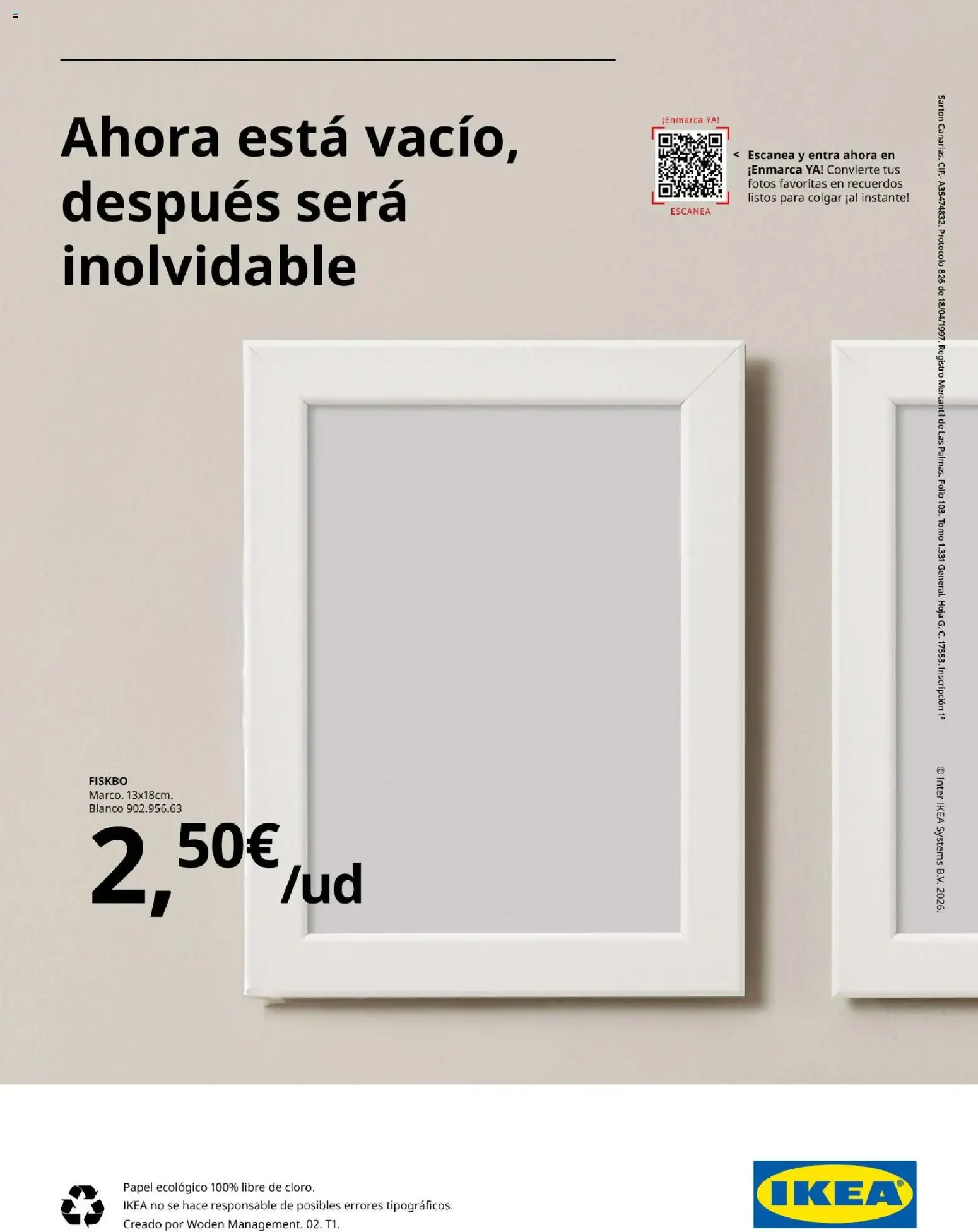 Catálogo de IKEA: ¡Enmarca YA! Imprimimos y enmarcamos tus fotos 29 de abril al 31 de agosto 2026 - Página 16