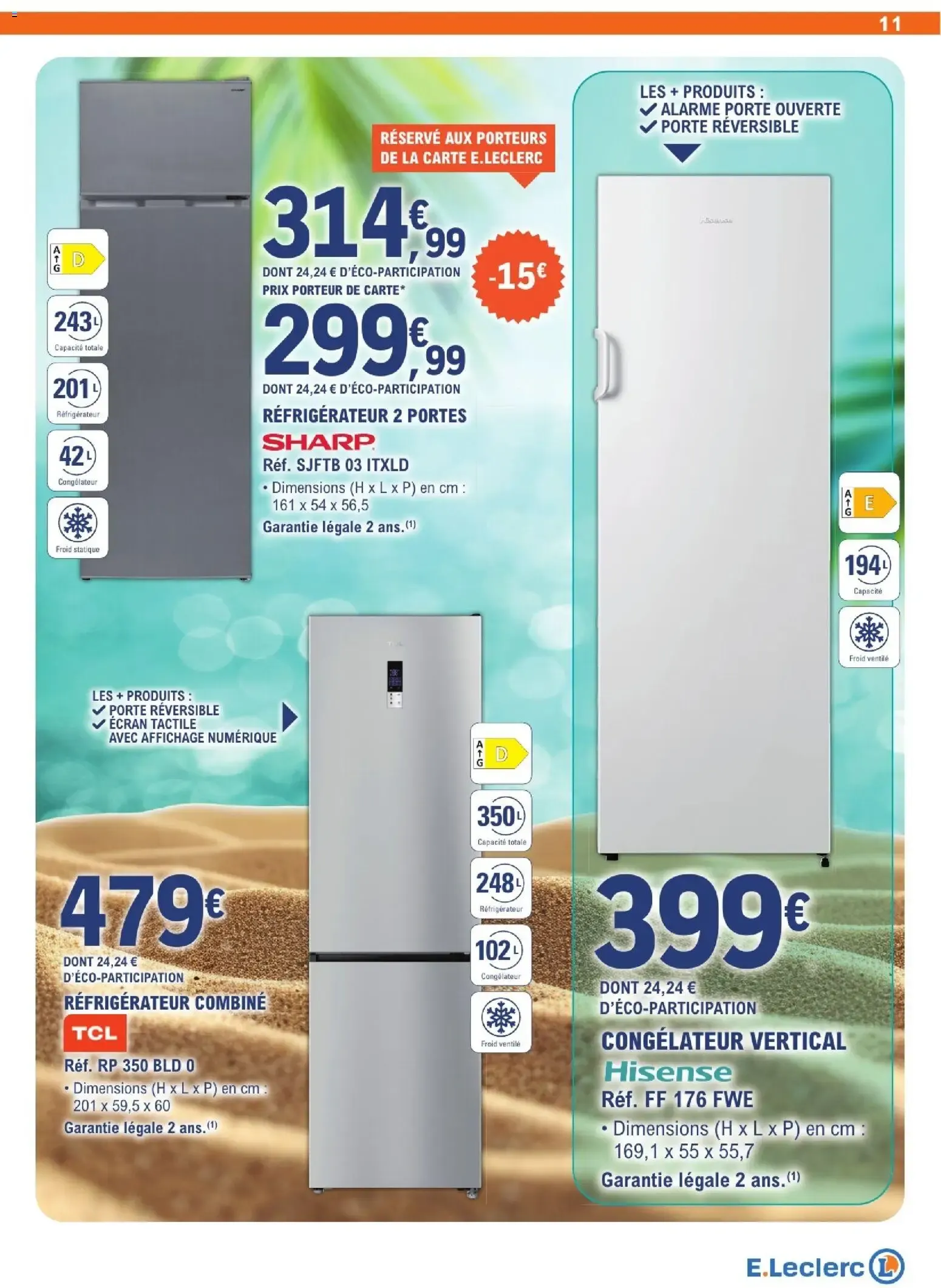 POUR DES VACANCES 100% ÉQUIPÉES du 16 juin au 27 juin 2026 - Catalogue page 11