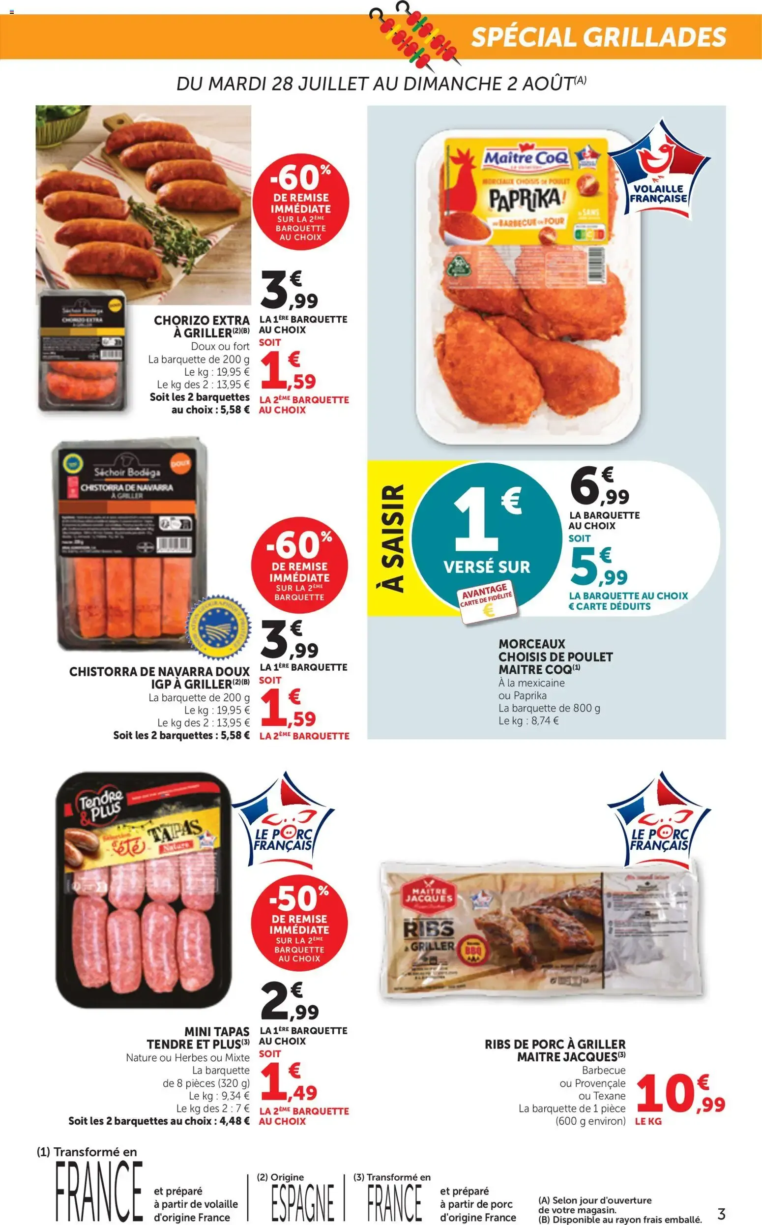 bi1 Catalogue maxi marché à partir du 28/07/2026 - promo en ligne du 28 juillet au 9 août 2026 - Catalogue page 3