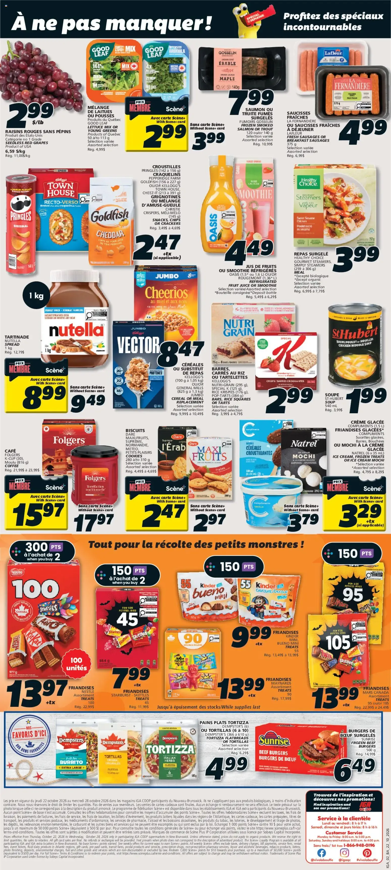 IGA weekly flyer / circulaire from Oct 22, 2026 > weekly specials & deals from October 22 to October 28 2026 - flyer page 2